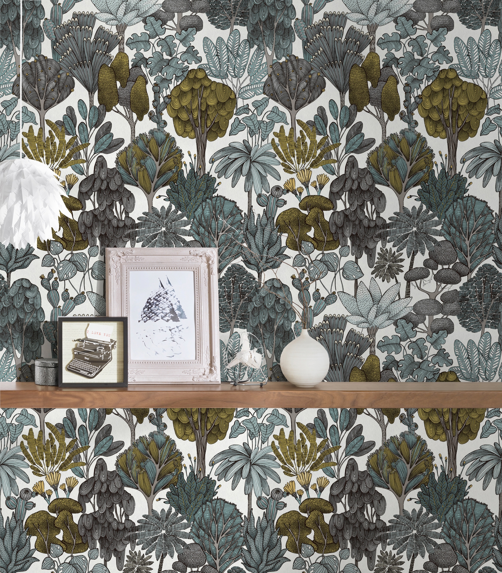 Architects Paper Vliestapete »Floral Impression«, floral-botanisch-Wald, Blumentapete Tapete Dschungel Tapeten Wohnzimmer Schlafzimmer Küche