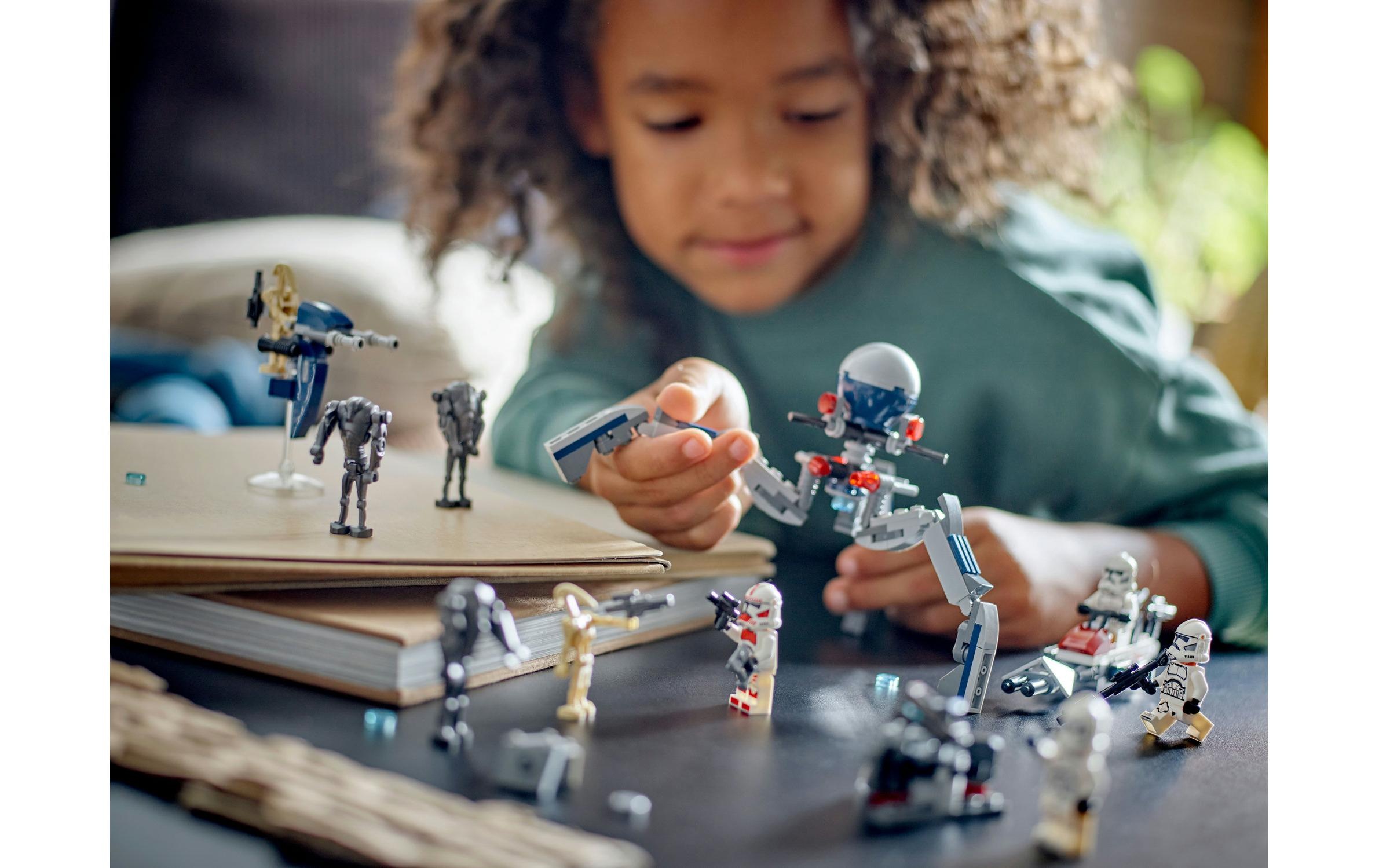 LEGO® Spielbausteine »Wars Clone Trooper & Battle Droid Battle Pack 75372«