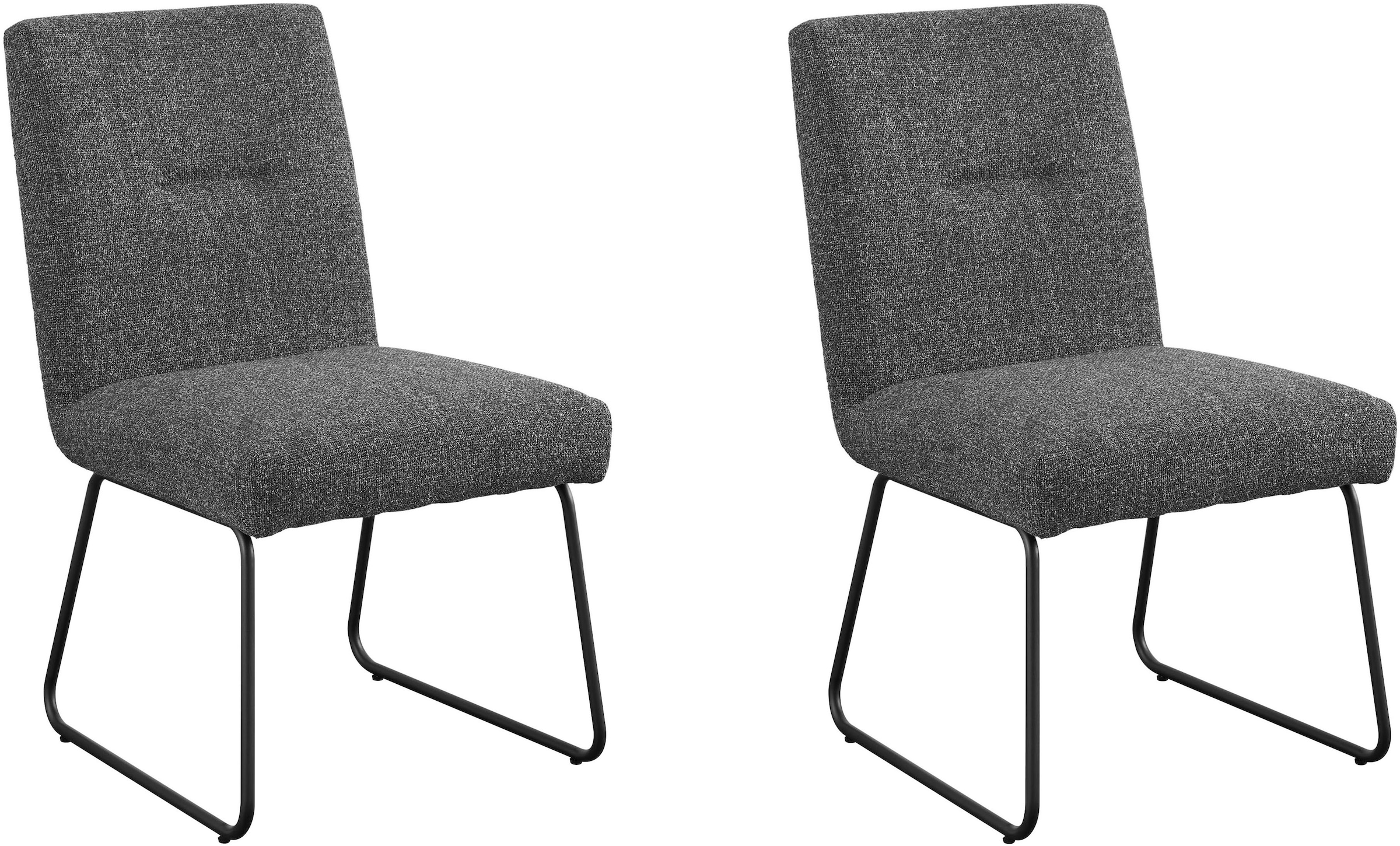 set one by Musterring Esszimmerstuhl »Tracy«, Webstoff, 2er-Set, Schlitteng günstig online kaufen