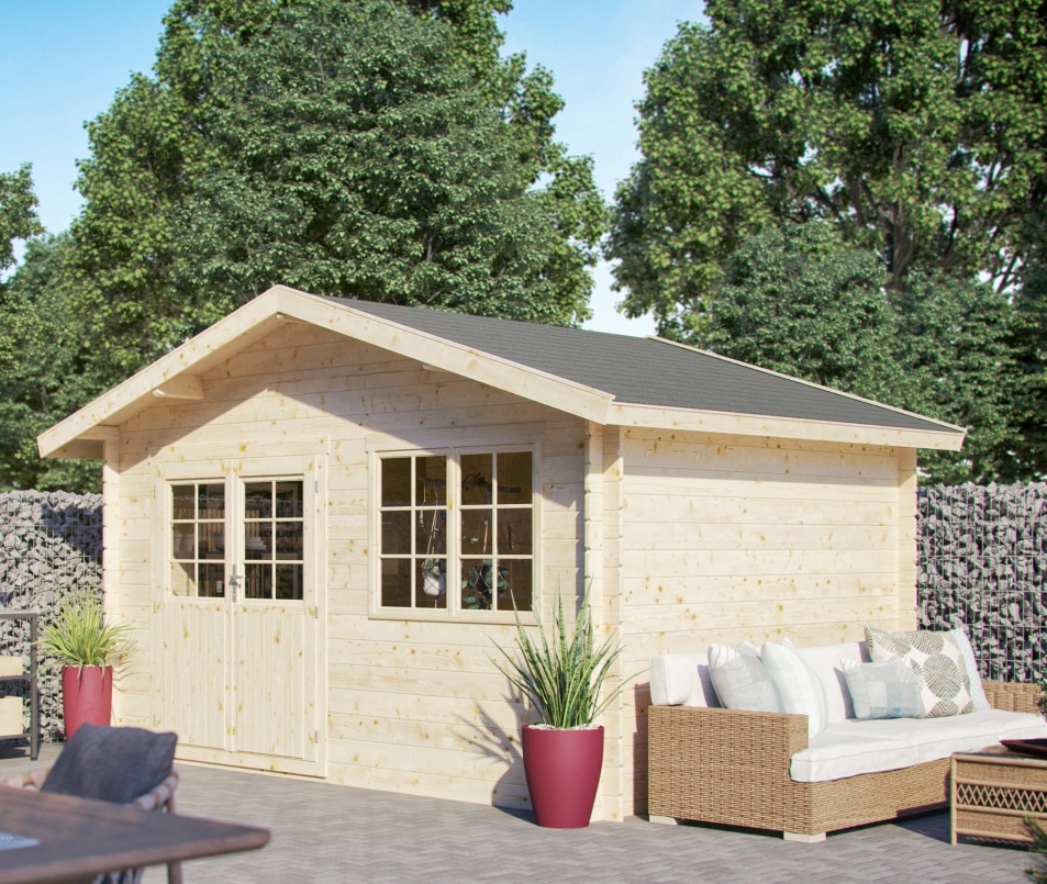 KIEHN-HOLZ Gartenhaus »Gipsberg 1« naturbelassen