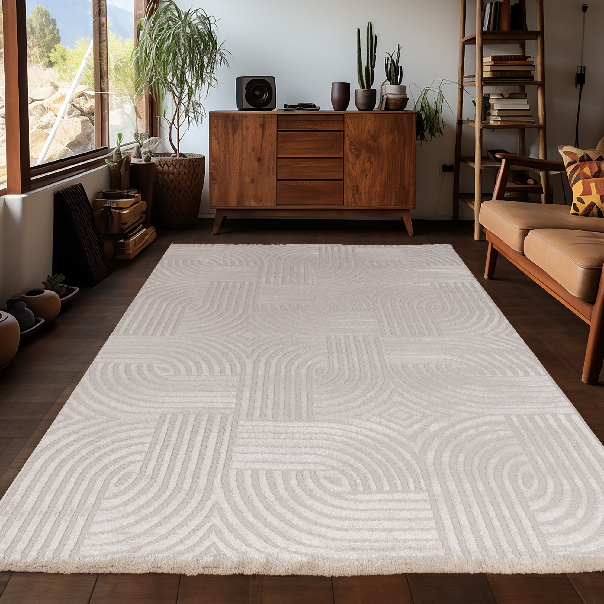 Ayyildiz Teppiche Teppich »Sahara 1112« Rechteckig 12 Mm Höhe Läufer, Pflegeleicht / Strapazierfähig / Trend Colors/ Wohnzimmer