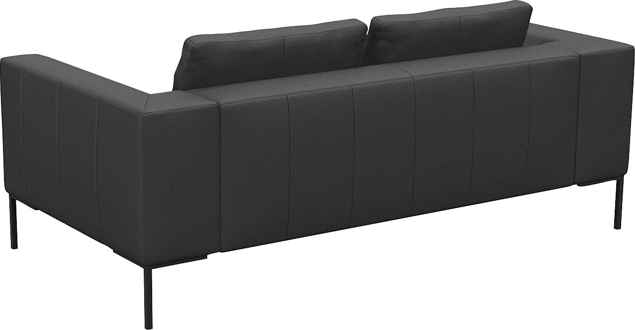 FLEXLUX 2,5-Sitzer »Loano«, modernes Sofa, frei im Raum stellbar, lose Kissen, Kaltschaum im Sitz