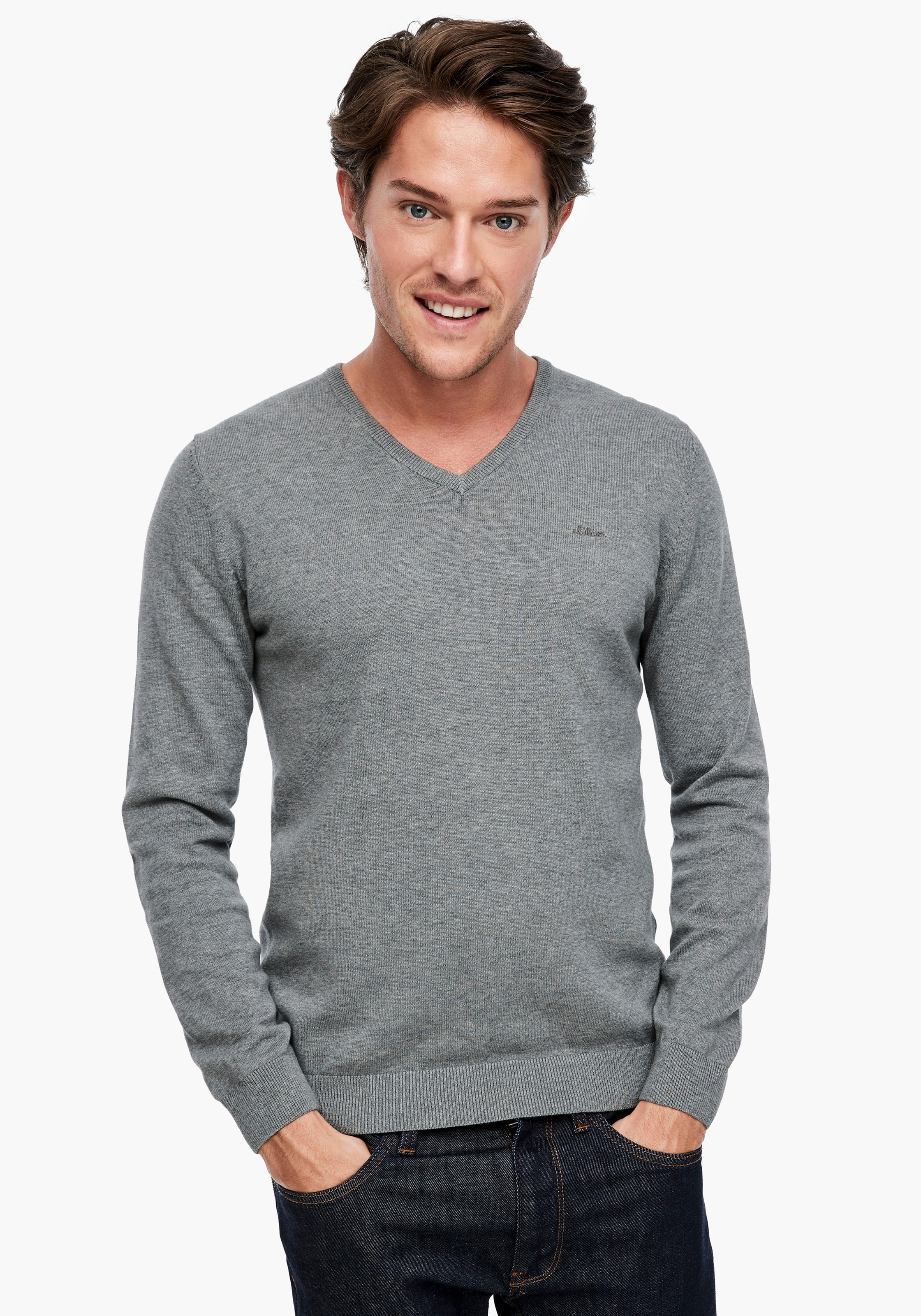 kaufen V-Ausschnitt online s.Oliver Strickpullover,