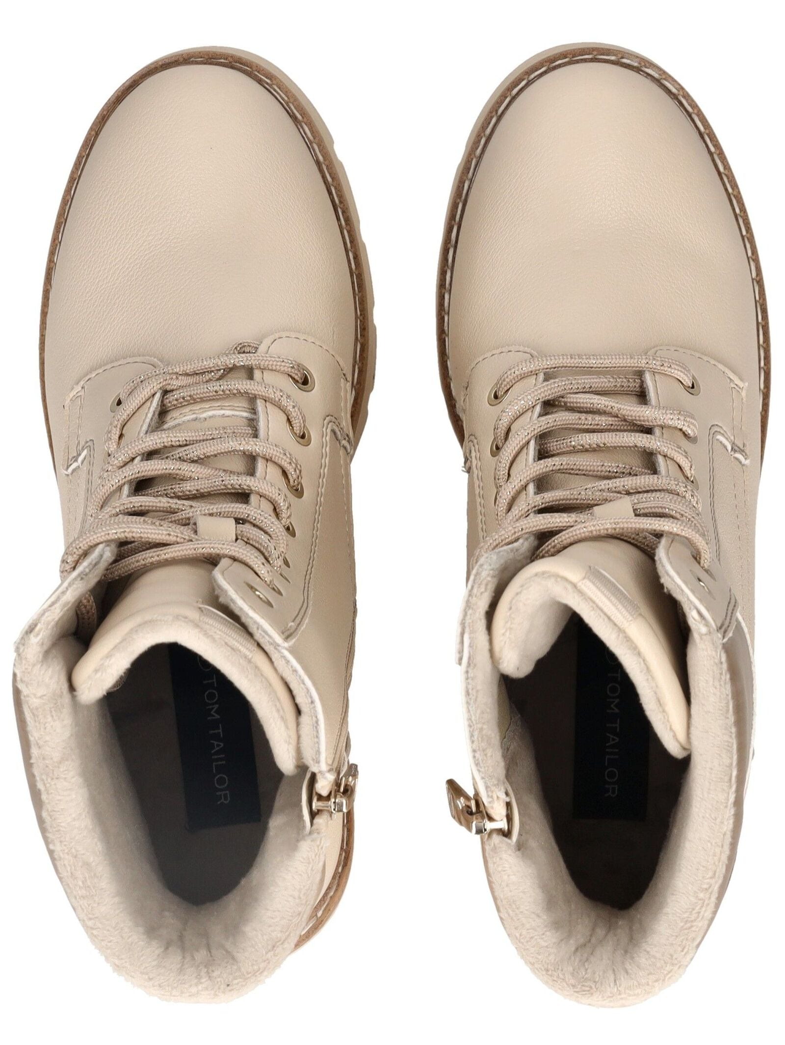 TOM TAILOR Stiefelette »Tom Tailor Stiefelette Lederimitat/Textil«