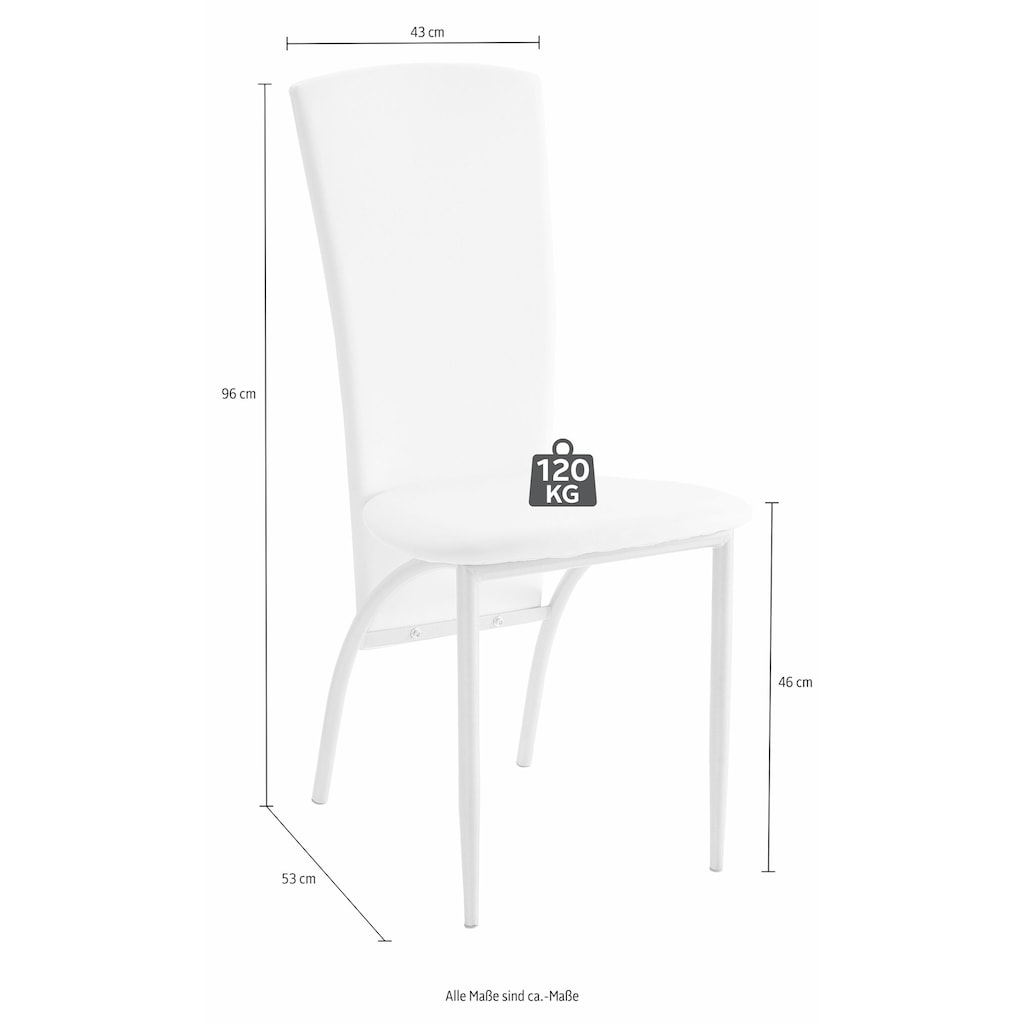 INOSIGN Essgruppe, (Set, 5 tlg.), Tischbreite 120 cm in eichefarben sägerau