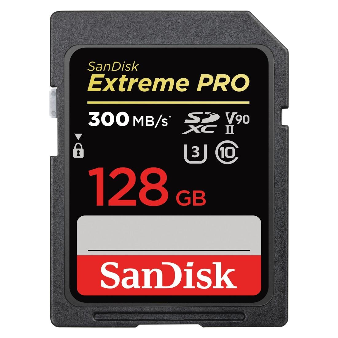 Sandisk Speicherkarte »Extreme Pro«, (UHS-I Class 10 300 MB/s Lesegeschwindigkeit)