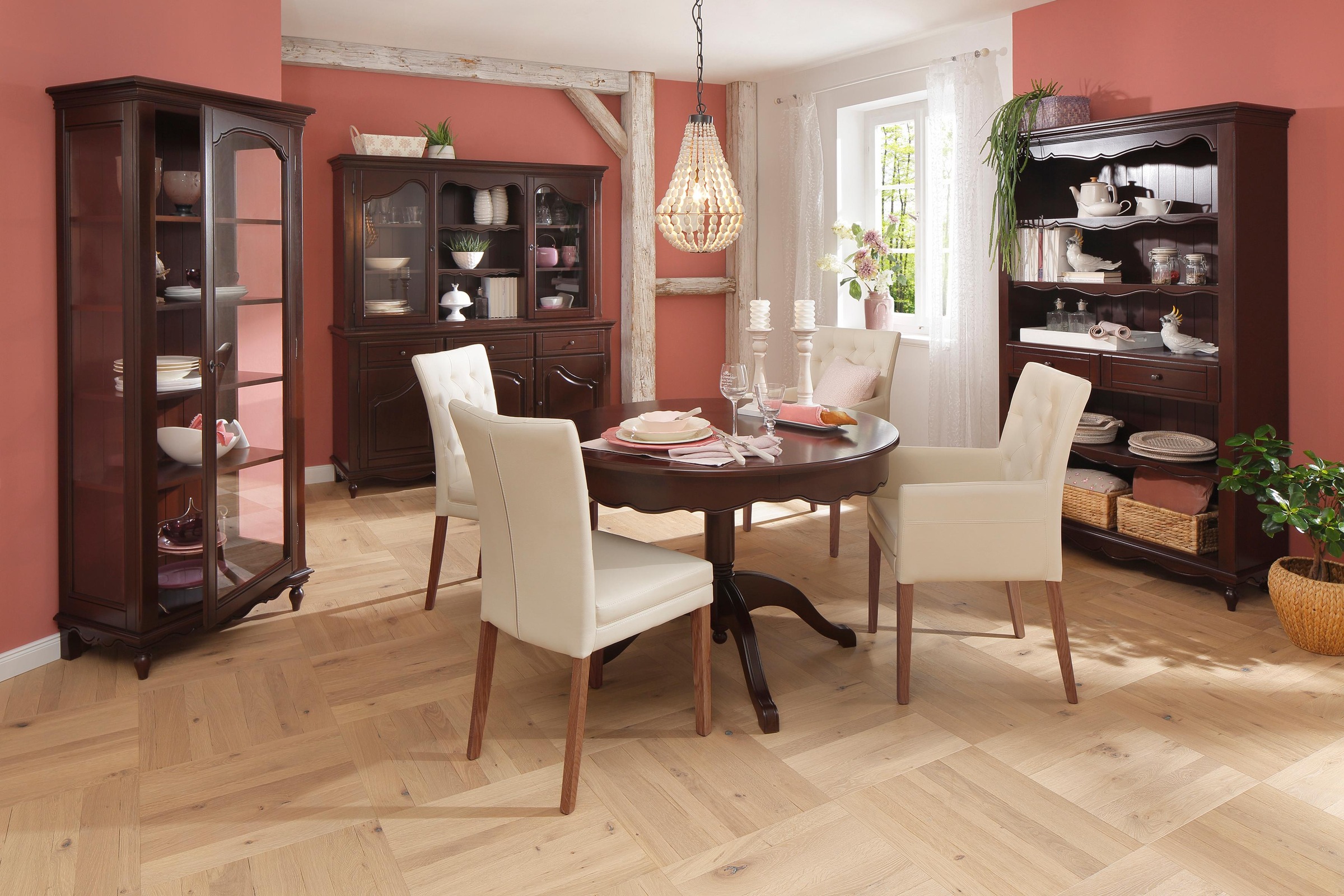Home affaire Esszimmerstuhl »Colorado BESTSELLER«, Kunstleder, mit Massivholzgestell
