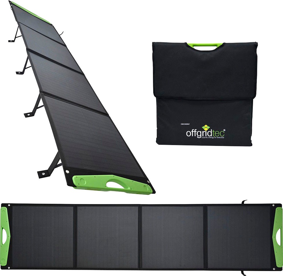 Ecoflow Solaranlage »Delta Max 2000 + 200W Offgridtec® Hardcover Solartasche«, (Spar-Set), mit 2 x Erweiterungsakku 2016Wh, Plug and play