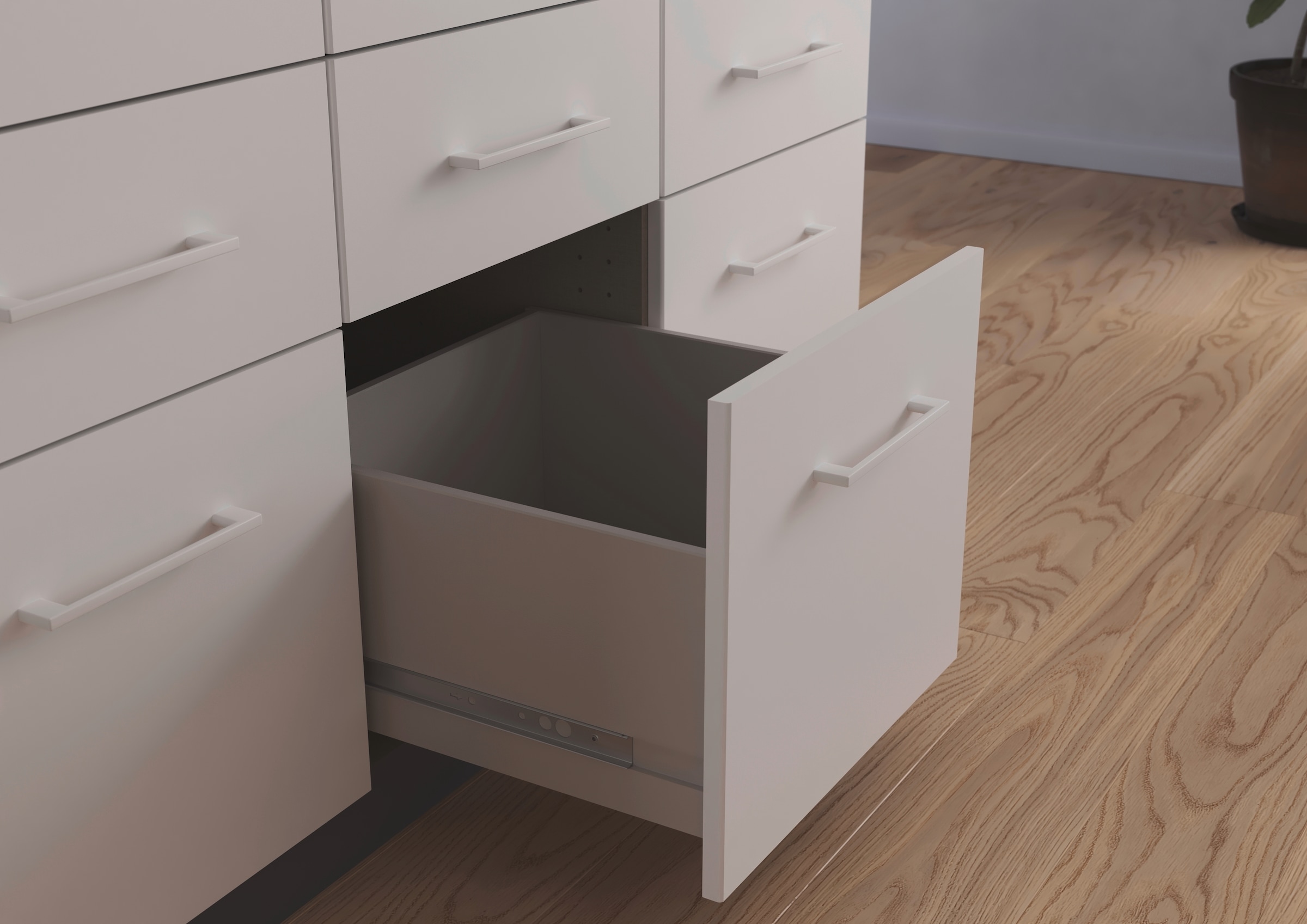 rauch Kleiderschrank »Kleiderschrank Schrank Garderobe Wäscheschrank DUNDEE«, (mit 3 Griff-Varianten), Schubladen in zwei Höhen, optional mit Spiegel MADE IN GERMANY