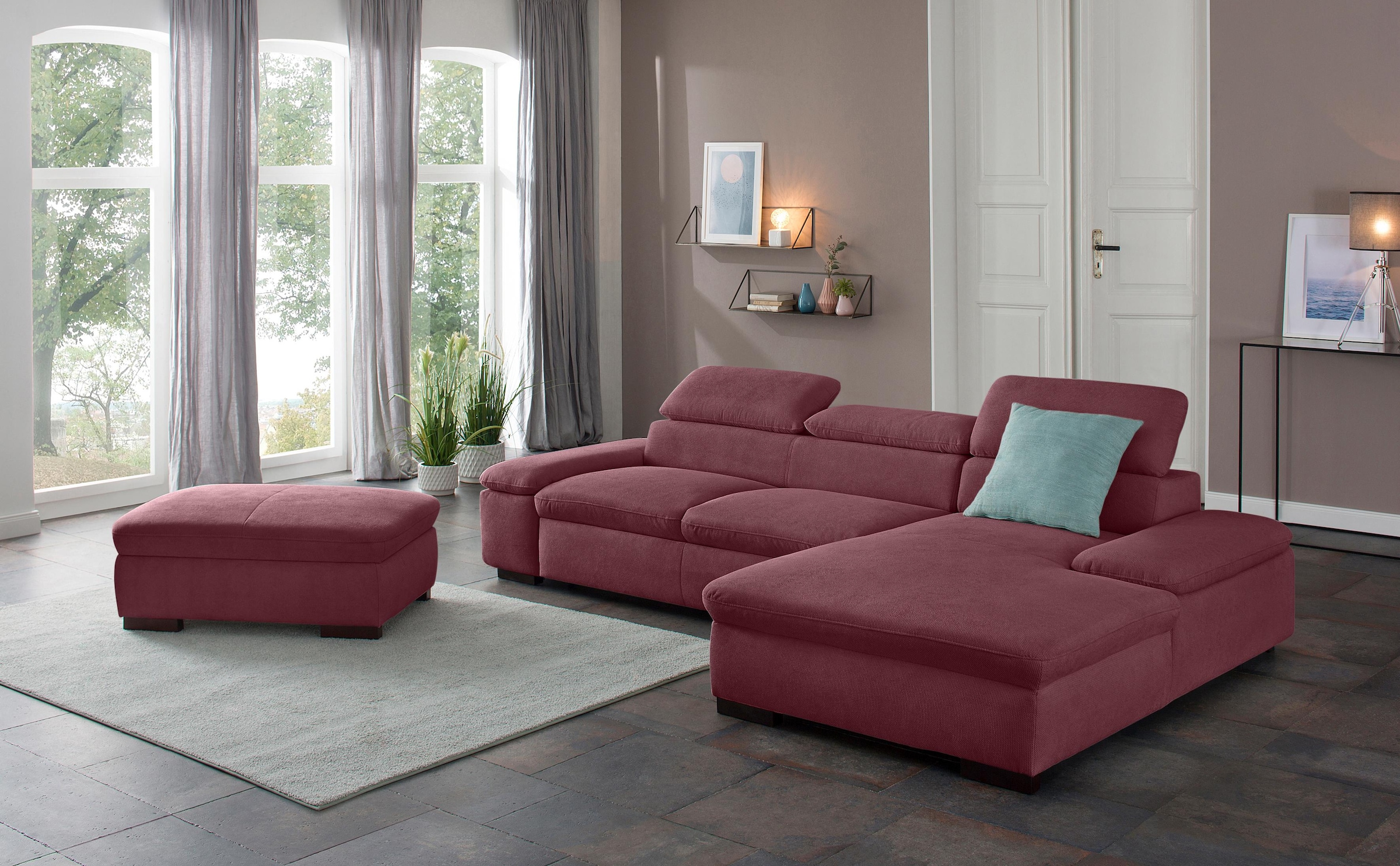 Home affaire Stauraumhocker »Alberto«, gross, mit Stauraum