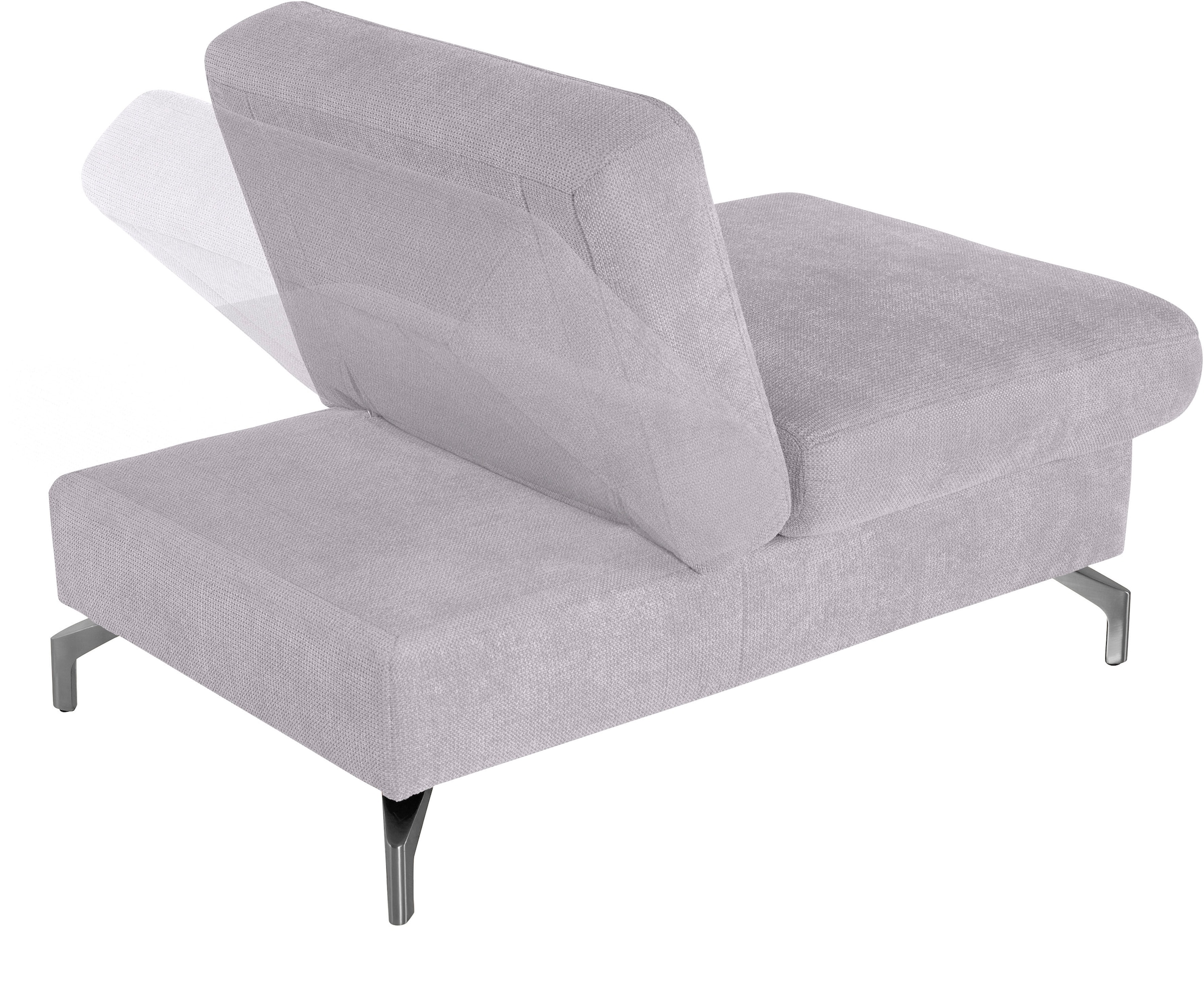 sit&more Hocker »Percy«, Fußhöhe 15cm, mit Klappfunktion, wahlweise in 2 Fußfarben