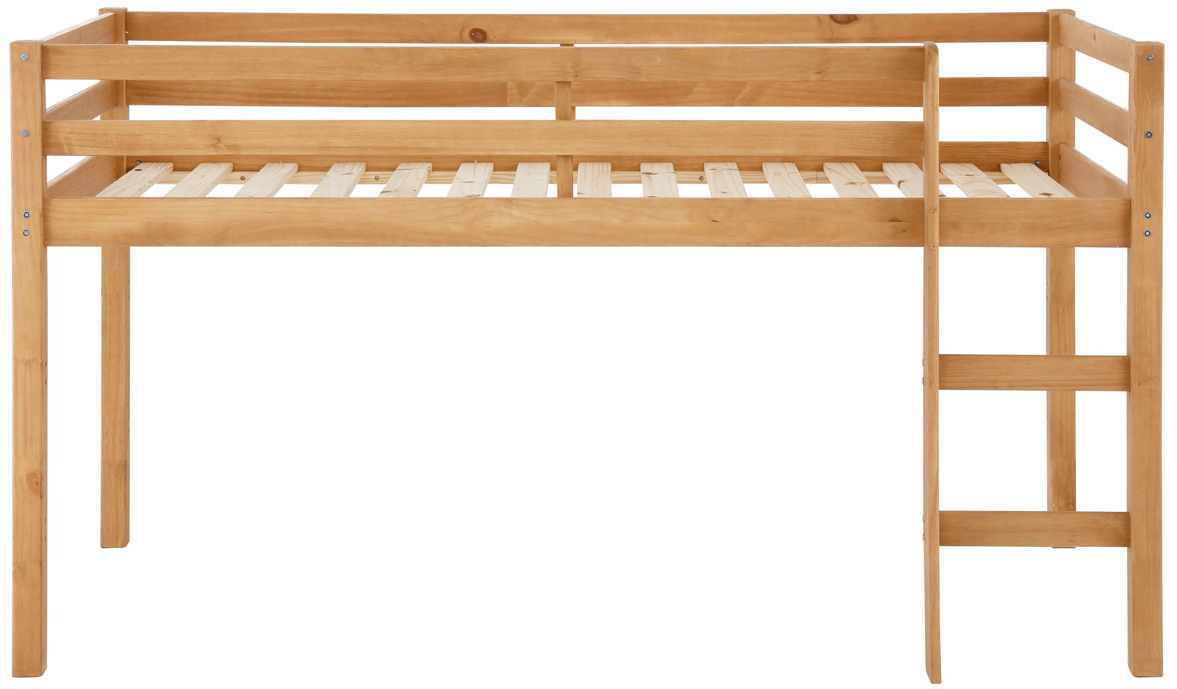 Lüttenhütt Hochbett "Alpi" aus schönem massivem Kiefernholz, Außenmaßenbrei günstig online kaufen