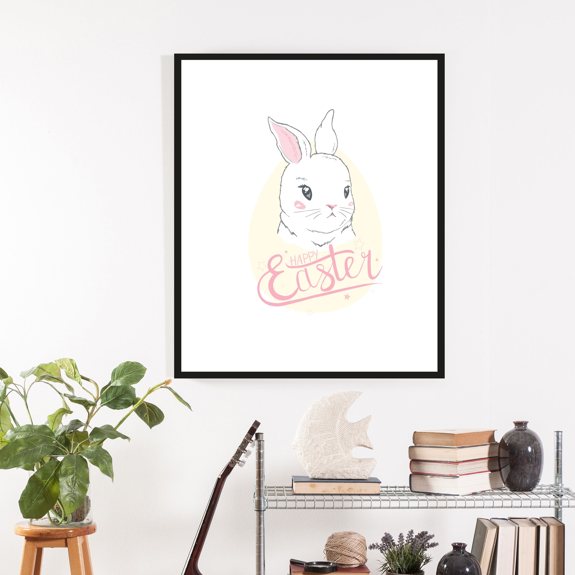 queence Bild »Abilou« Hase   Hasen   Haustiere   Kunst   Ostern 1 Stk. tlg. günstig online kaufen