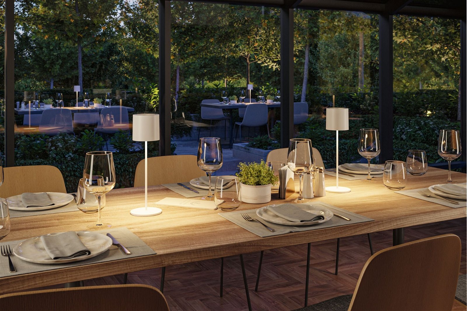 Paulmann LED Außen-Tischleuchte »Mobile Tuni IP44 2700K dimmbar 2,8W USBC«, 1 flammig