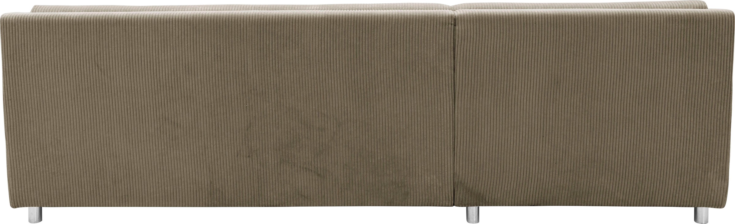 DOMO collection Ecksofa Treviso, wahlweise mit Bettfunktion, incl. Zierkissen