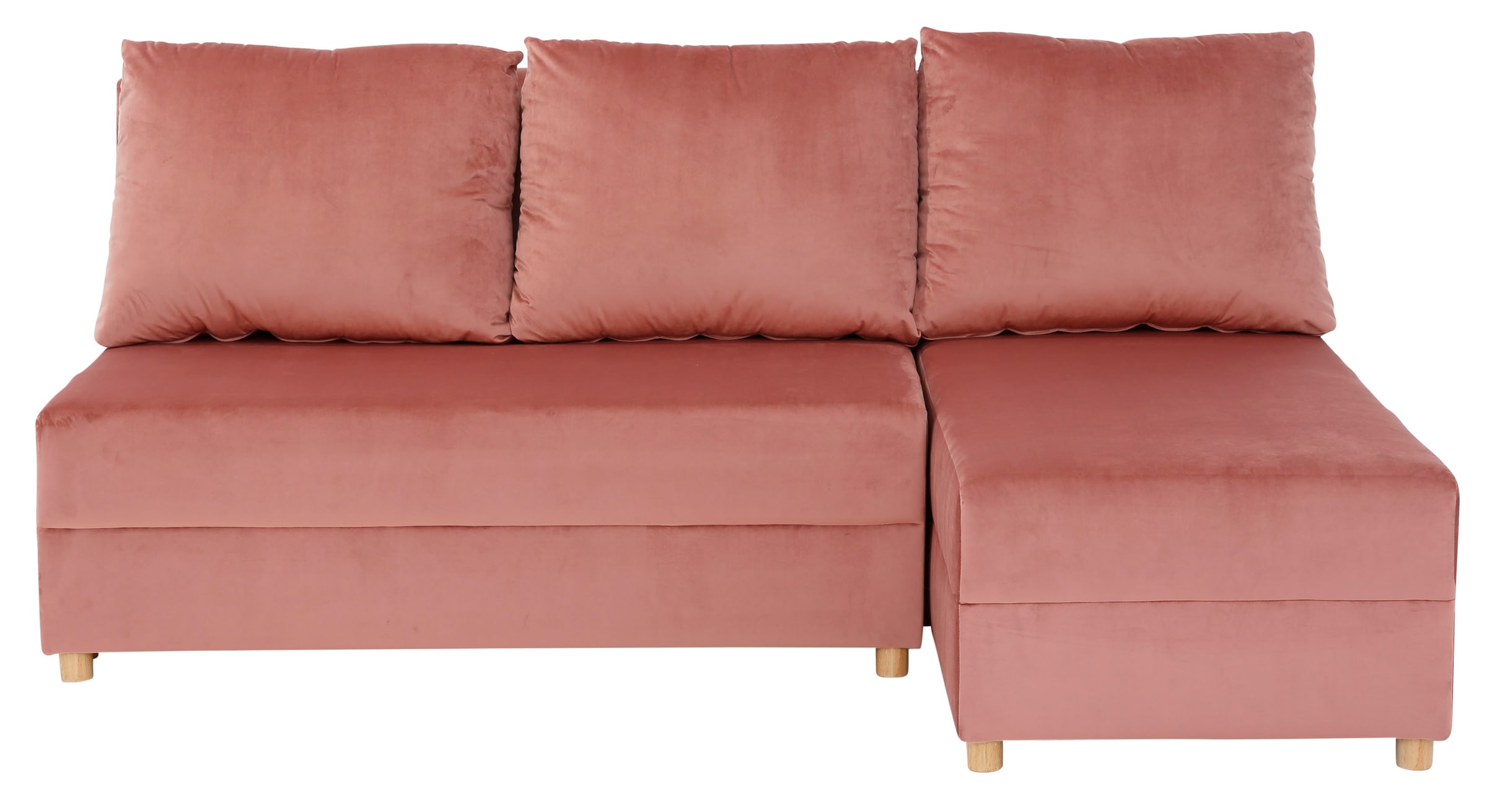 INOSIGN Ecksofa »Mick L-Form«, Longchair links/rechts montierbar, wahlweise mit Bettfunktion