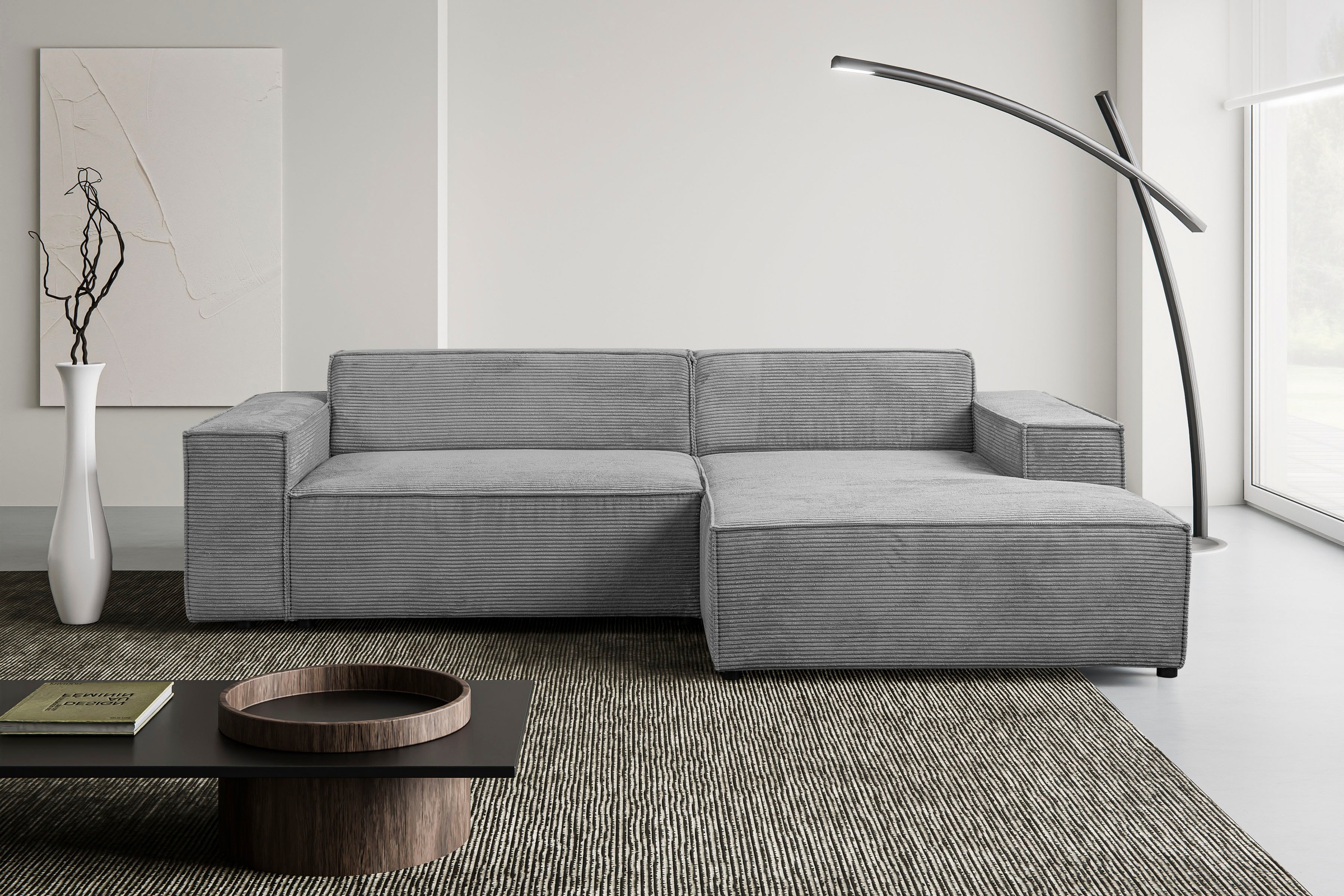 WERK2 Ecksofa »Trento, elegant & zeitlos, Breite 268cm, pflegeleichte Bezüg günstig online kaufen