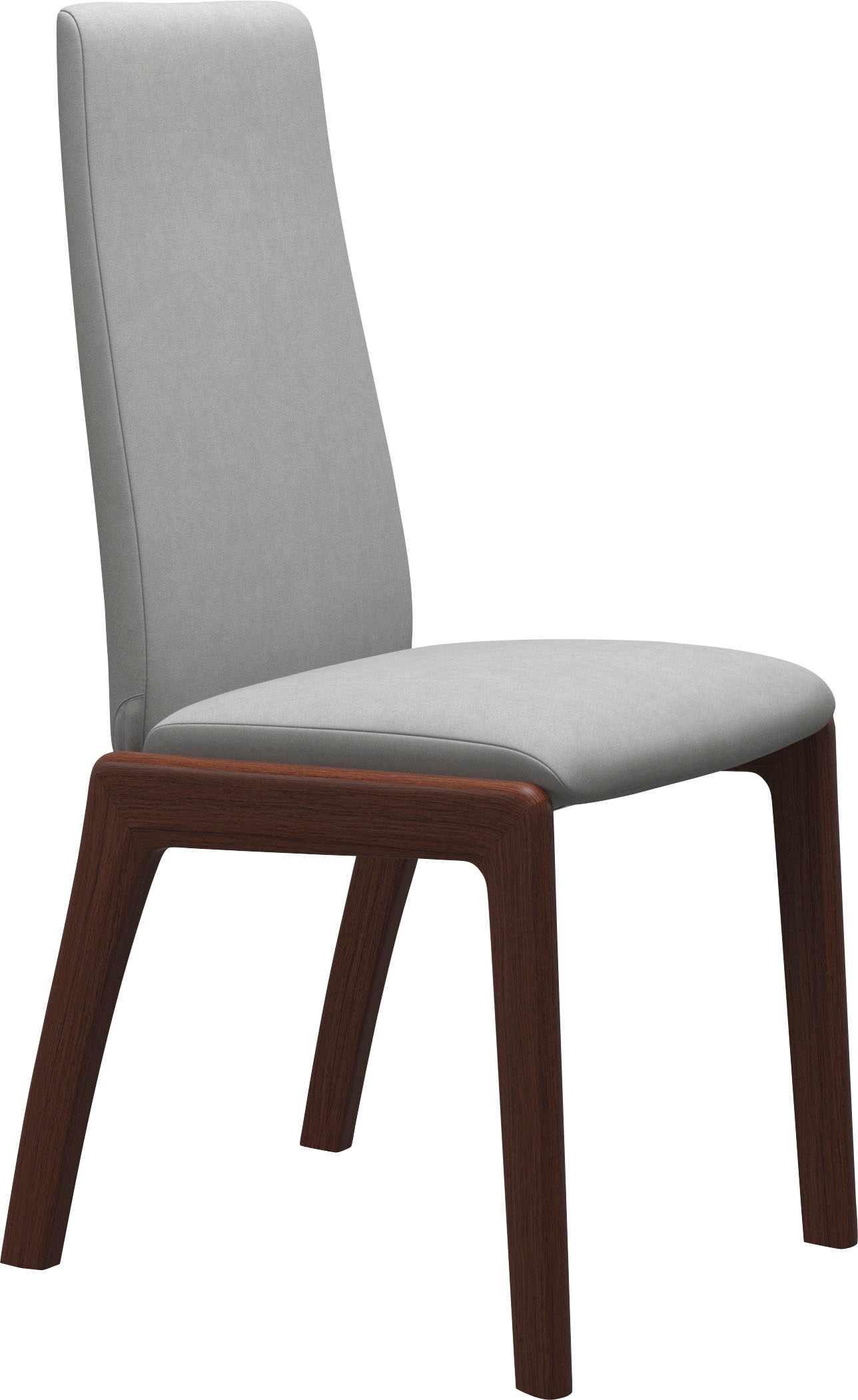 Stressless® Polsterstuhl »Laurel«, Microfaser DINAMICA, High Back, Größe M, mit abgerundeten Beinen in Walnuss