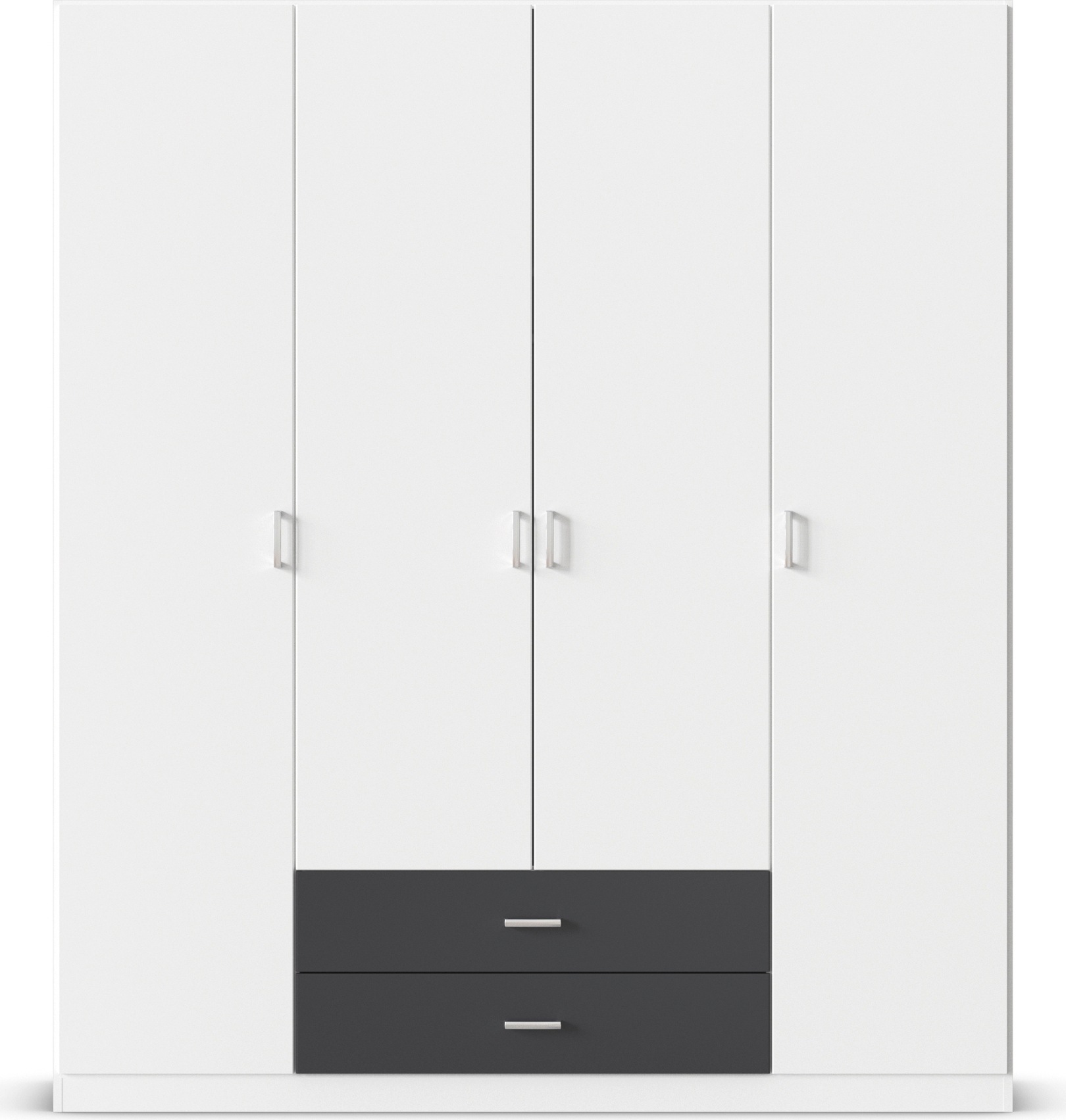 rauch Drehtürenschrank »Kleiderschrank Schrank Garderobe Wäscheschrank GAMMA in 3 Breiten«, mit 6 Schubladen, in schlichtem Design TOPSELLER MADE IN GERMANY