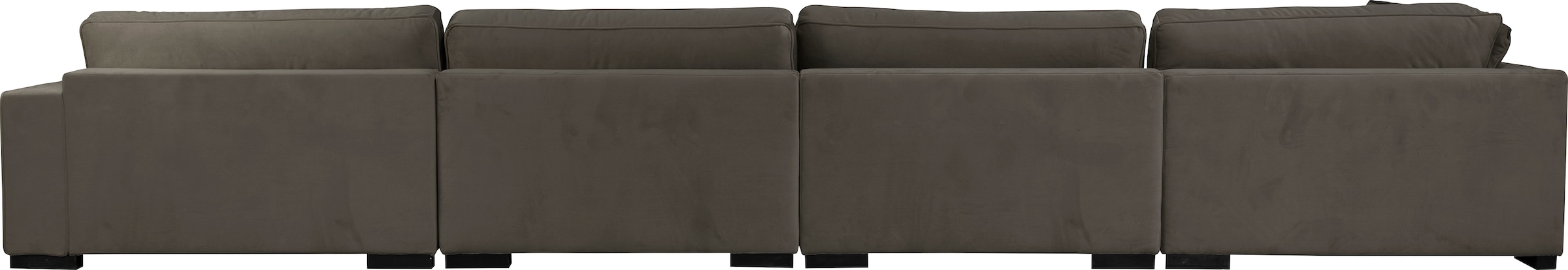 Home affaire Wohnlandschaft »Skara U-Form«, Lounge-Sofa mit Federkernpolsterung, in vielen Bezugsvarianten