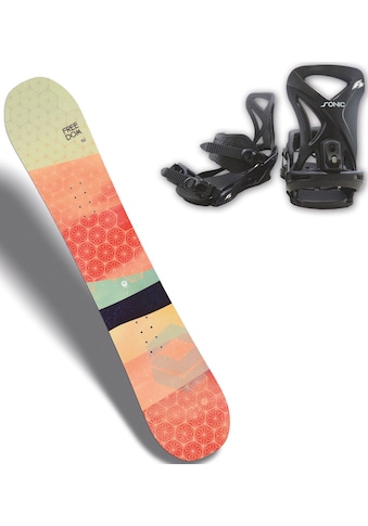 Snowboard »FTWO FREEDOM WOMAN APRICOT 21/22«, (Set)