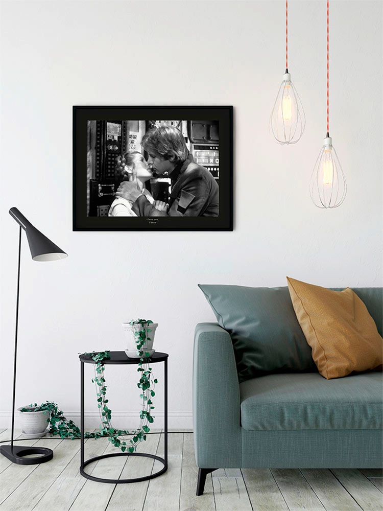 Komar Bild "Star Wars Classic Leia R2D2 Quote", Star Wars, (1 St.), Wandbil günstig online kaufen