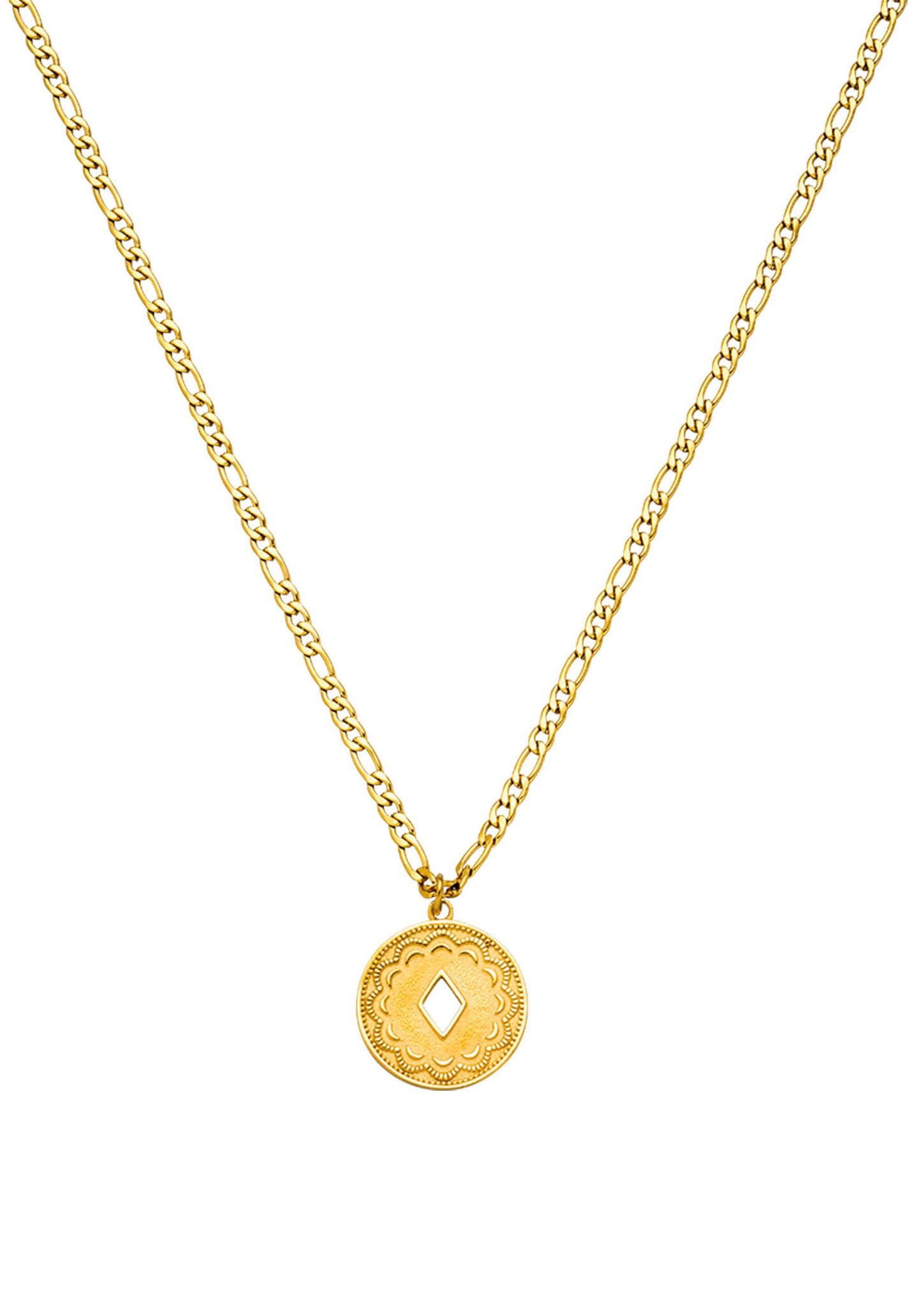 Purelei Kette mit Anhänger »Schmuck Geschenk Lolani, runder Anhänger mit Motiv, Necklace-Lolani«