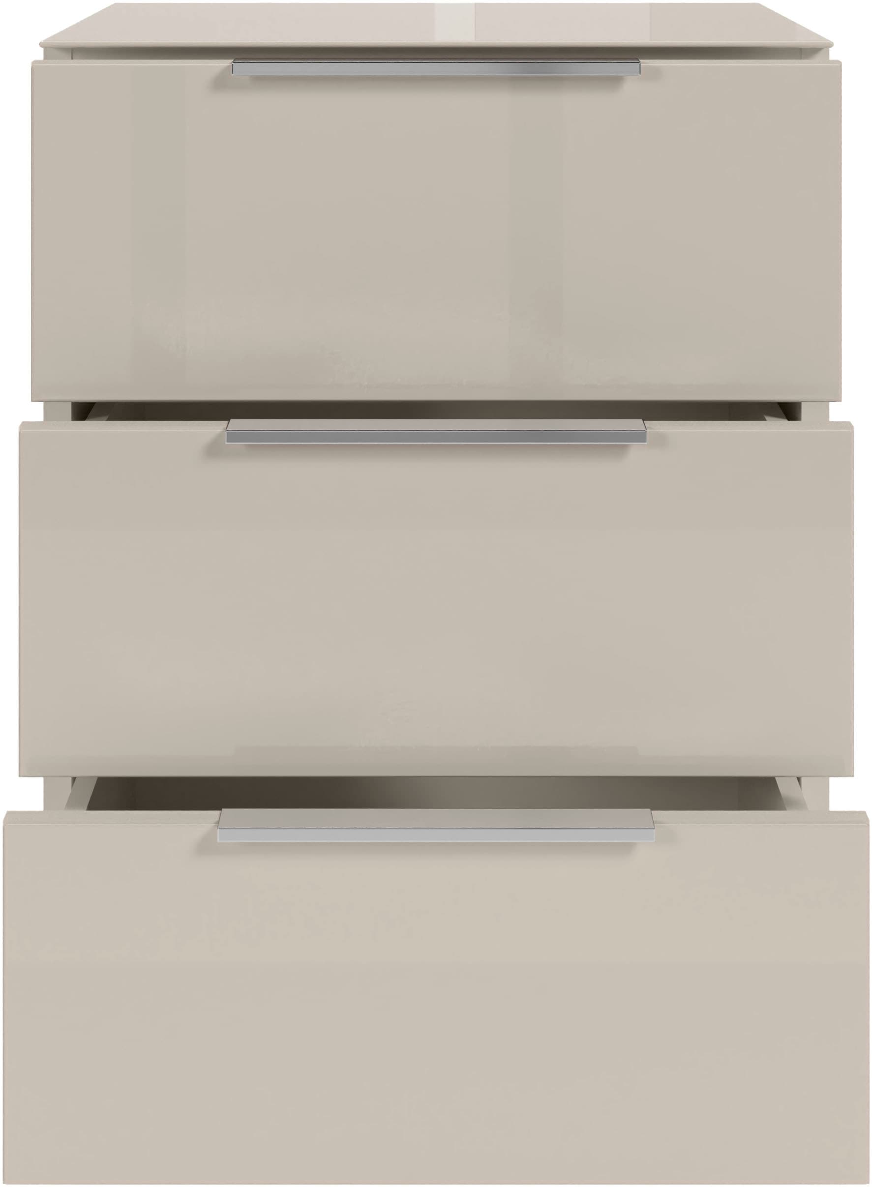 HBZ Kommode »Santorin Nachtkonsole, BxHxT 45x61x40 cm«, (1 St.), Breite 45cm, Softclose für Schubkästen, Melaminbeschichtung