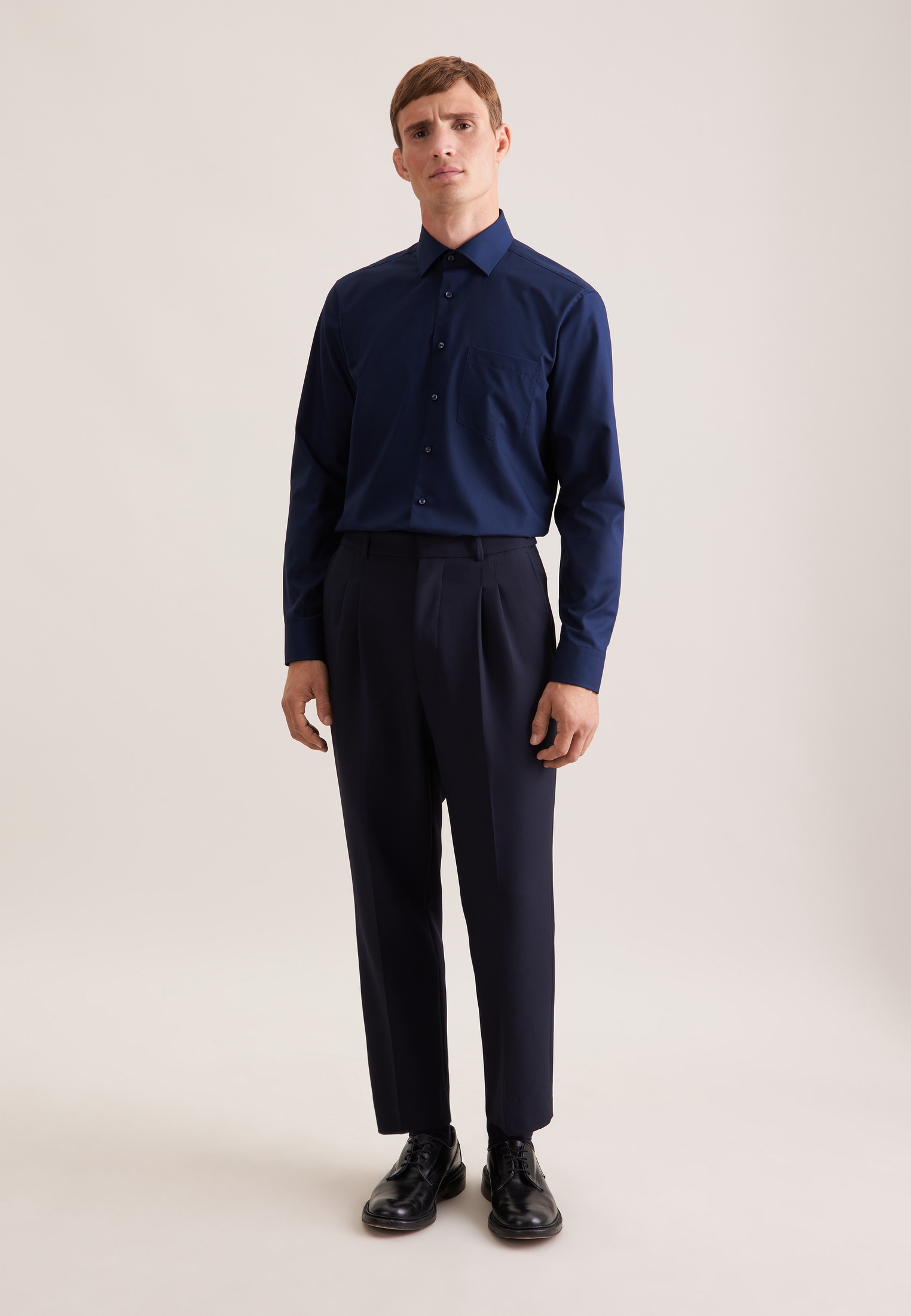 seidensticker Businesshemd »Schwarze Rose« Regular 1/1 Kentkragen Uni