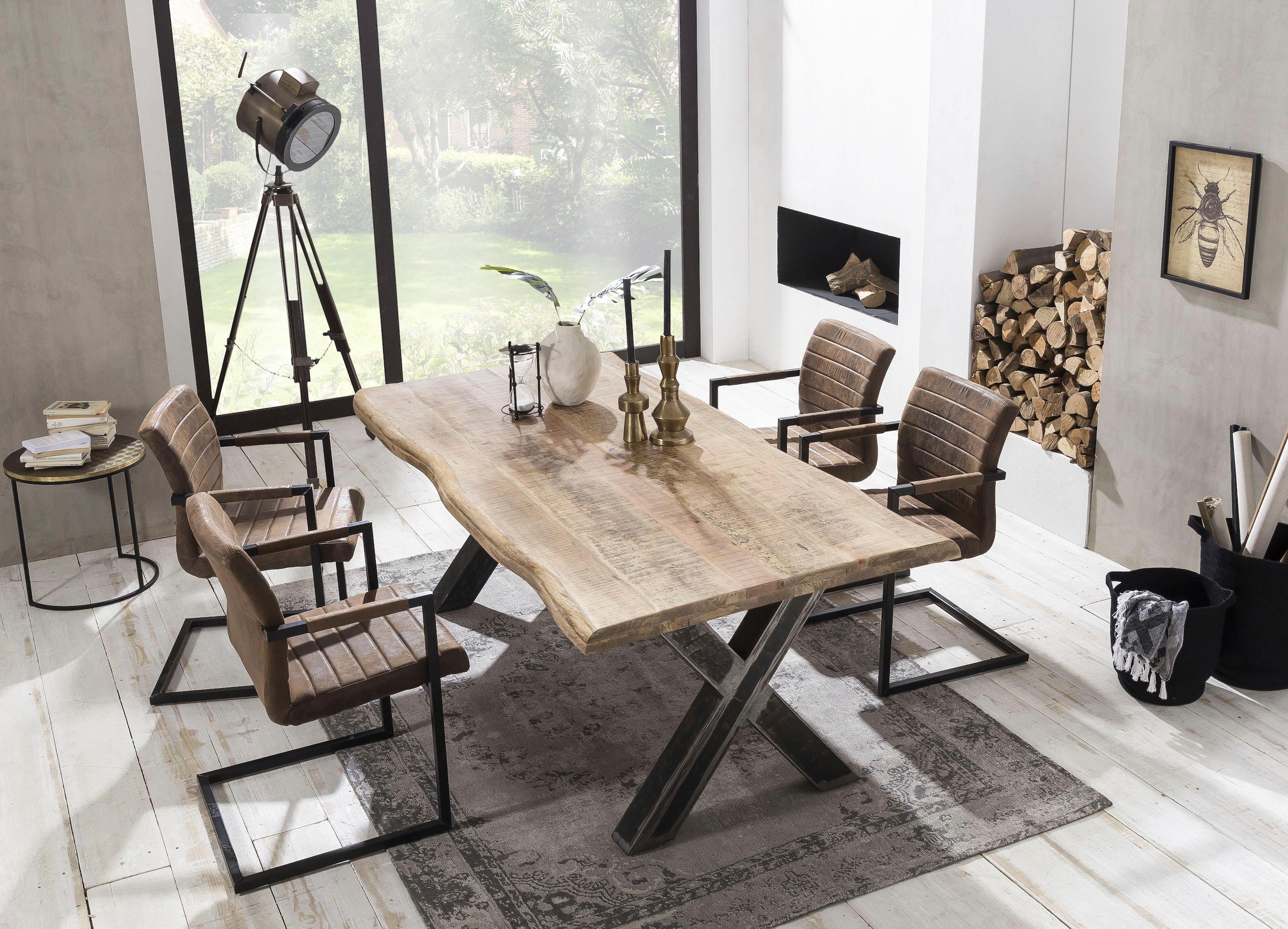 SIT Esstisch »Tops&Tables«, Chic, Shabby Vintage Mangoholz, Platte online aus mit bestellen