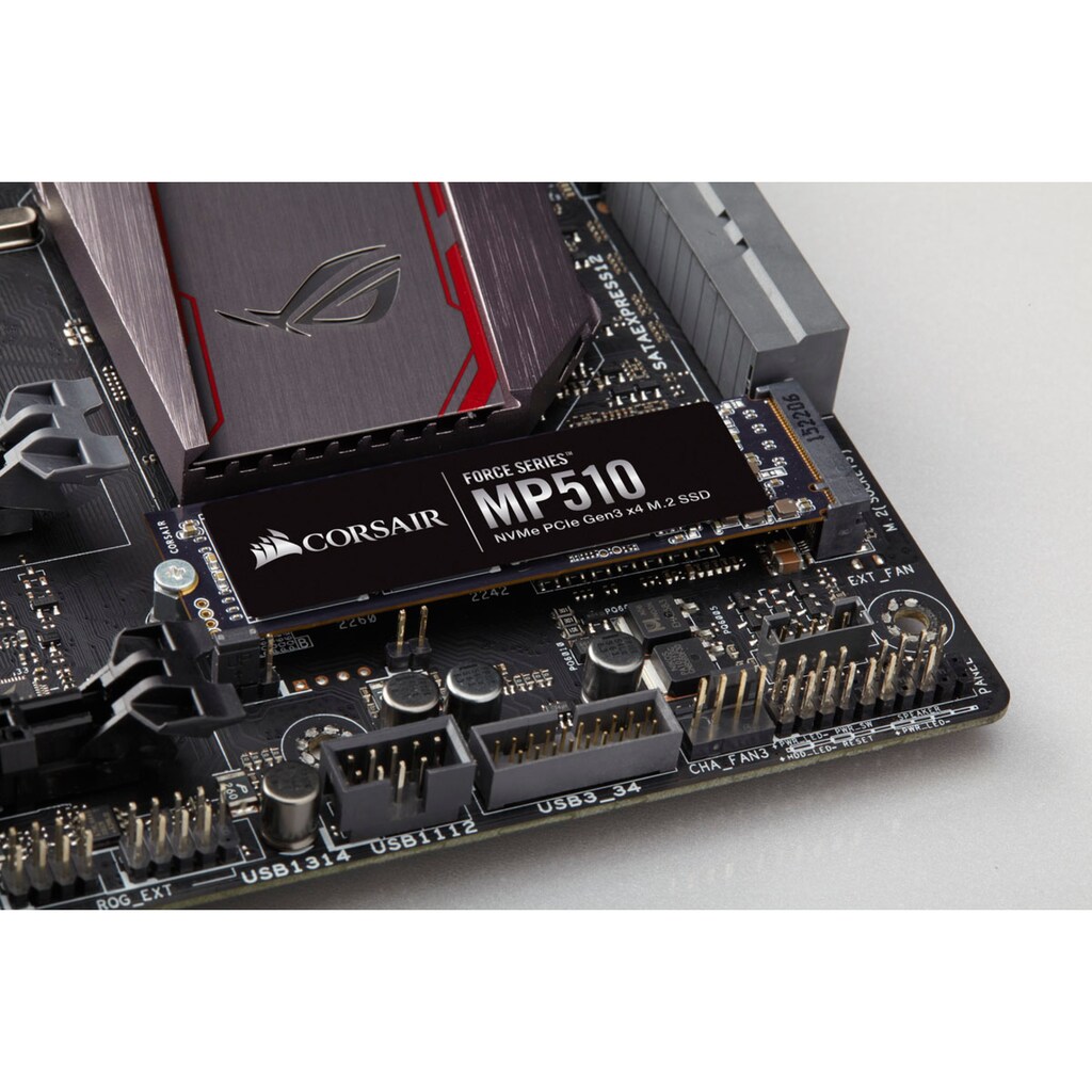 Corsair interne SSD »Force Series MP510 960 GB SSD«, Anschluss M.2 PCIe 3.0