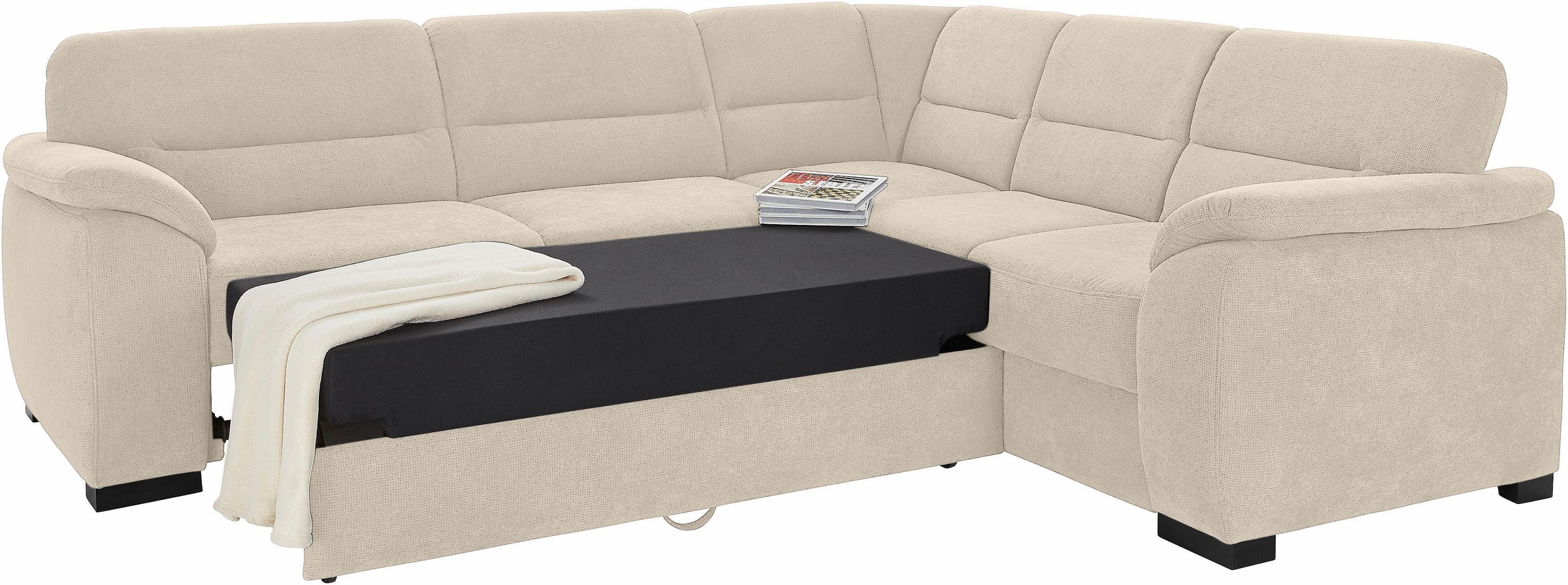 sit&more Ecksofa »Montego L-Form«, wahlweise mit Bettfunktion und Schubkast günstig online kaufen