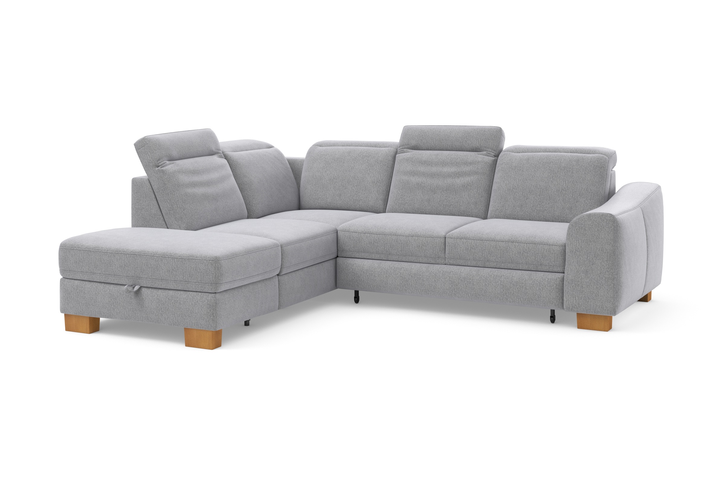 Home affaire Ecksofa »Dundee L-Form«, wahlweise mit Kopfteilverstellung und zusätzlich mit Bettfunktion