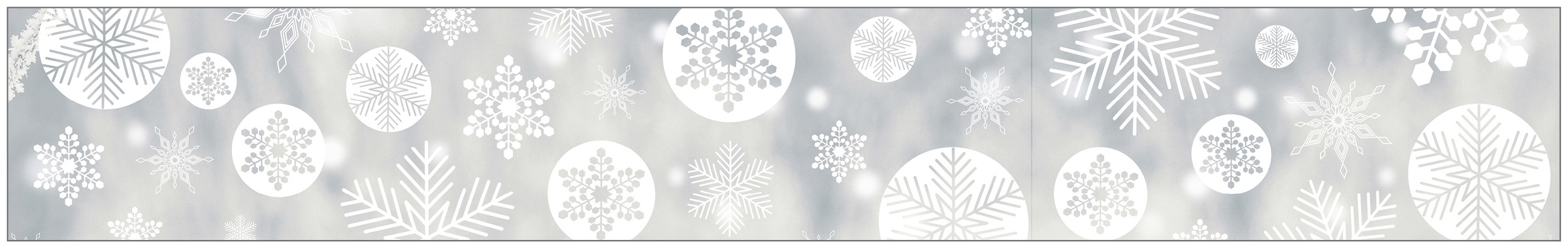 MySpotti Fensterfolie »Look Snowy white«, halbtransparent, glattstatisch  haftend, 200 x 30 cm, statisch haftend auf Raten bestellen