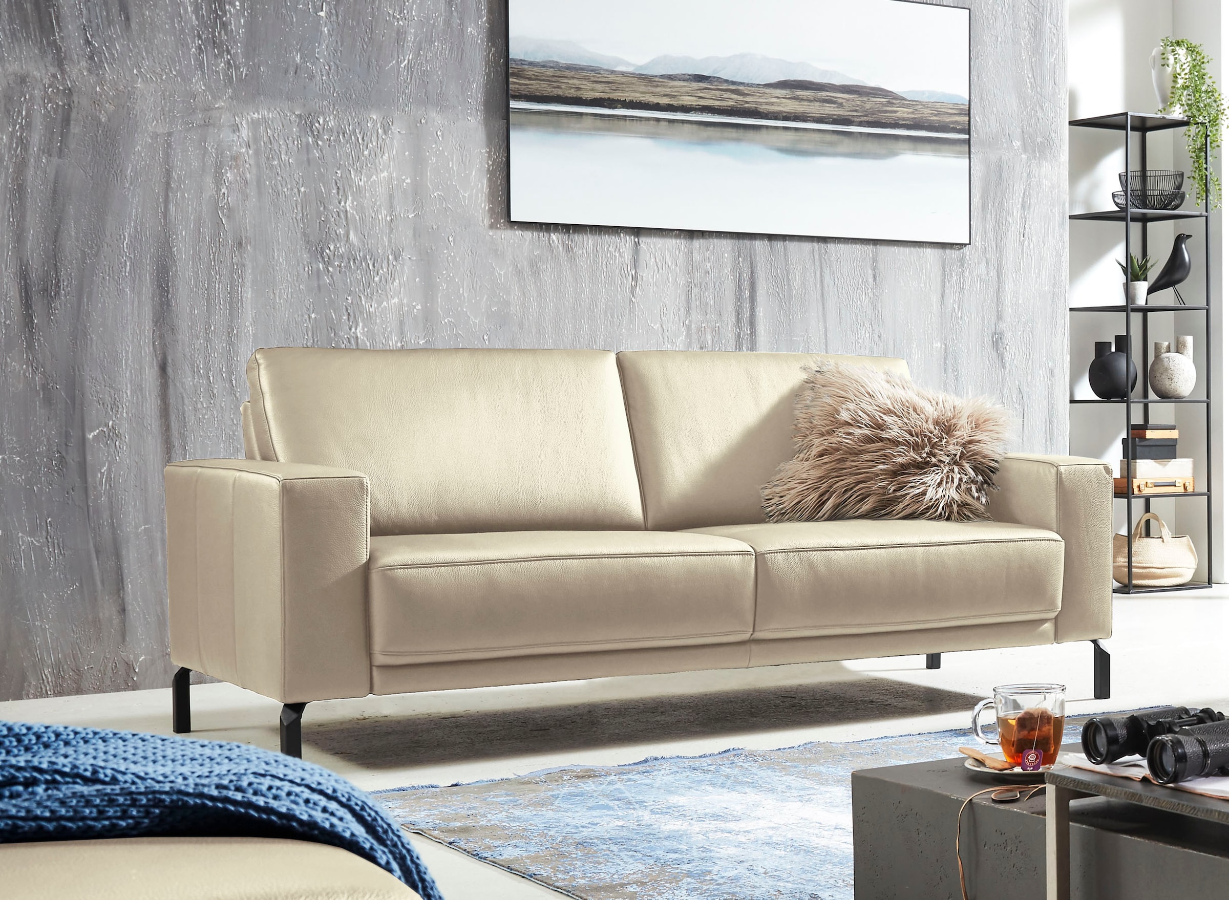 Home affaire 2-Sitzer »Apiro« auch mit motorischem Sitzvorzug, Dickleder, F günstig online kaufen