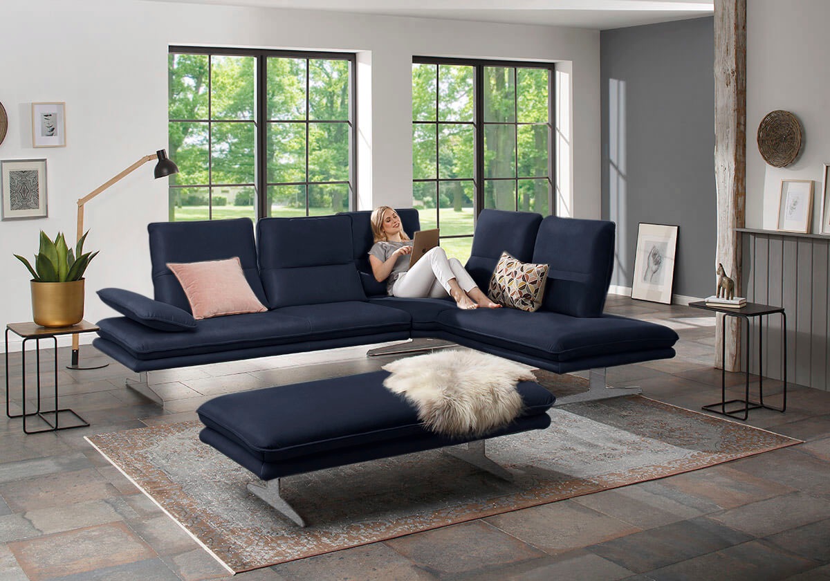 W.SCHILLIG Ecksofa »broadway, Designsofa, mit tollem Sitzkomfort, L-Form«, günstig online kaufen