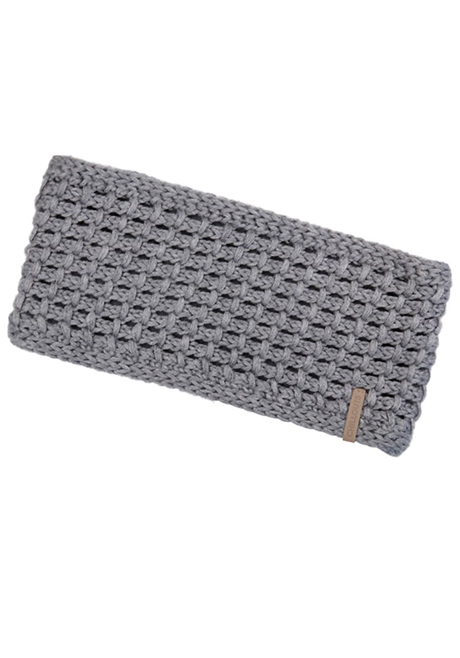 chillouts Stirnband »Cleo Headband«, auffallendes Strickmuster, gefüttert