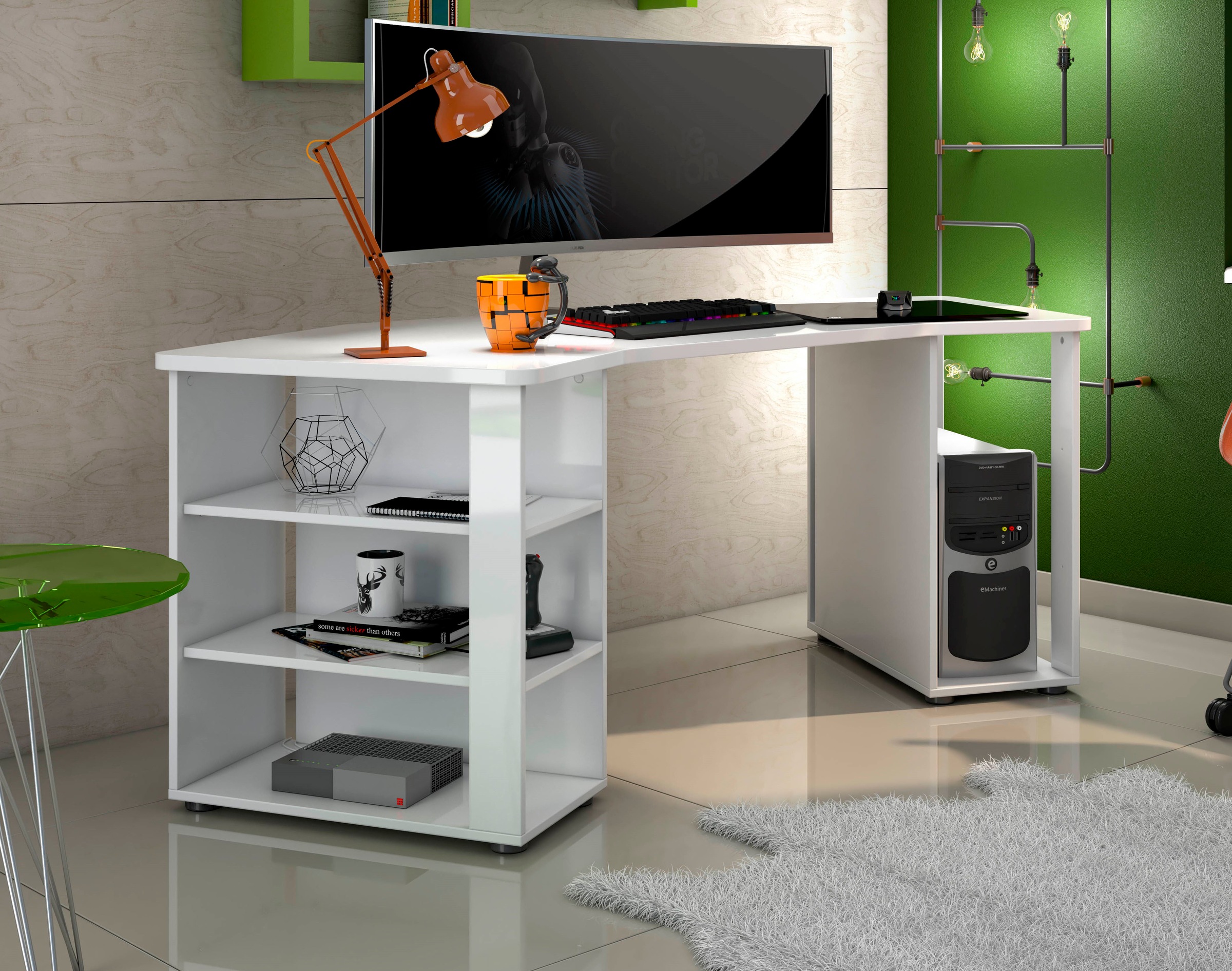 INOSIGN Gamingtisch »Pippo«, Design Gamingtisch in Hochglanz günstig online kaufen