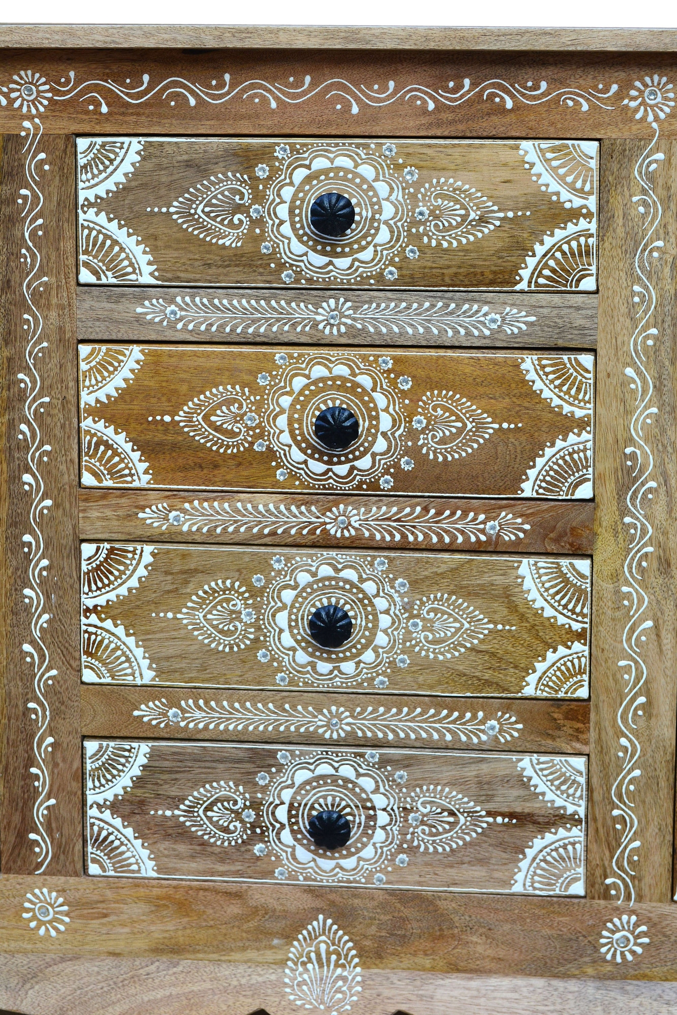 Home affaire Sideboard »Gullaba«, Kommode, Hand bemalt, Breite 140 cm