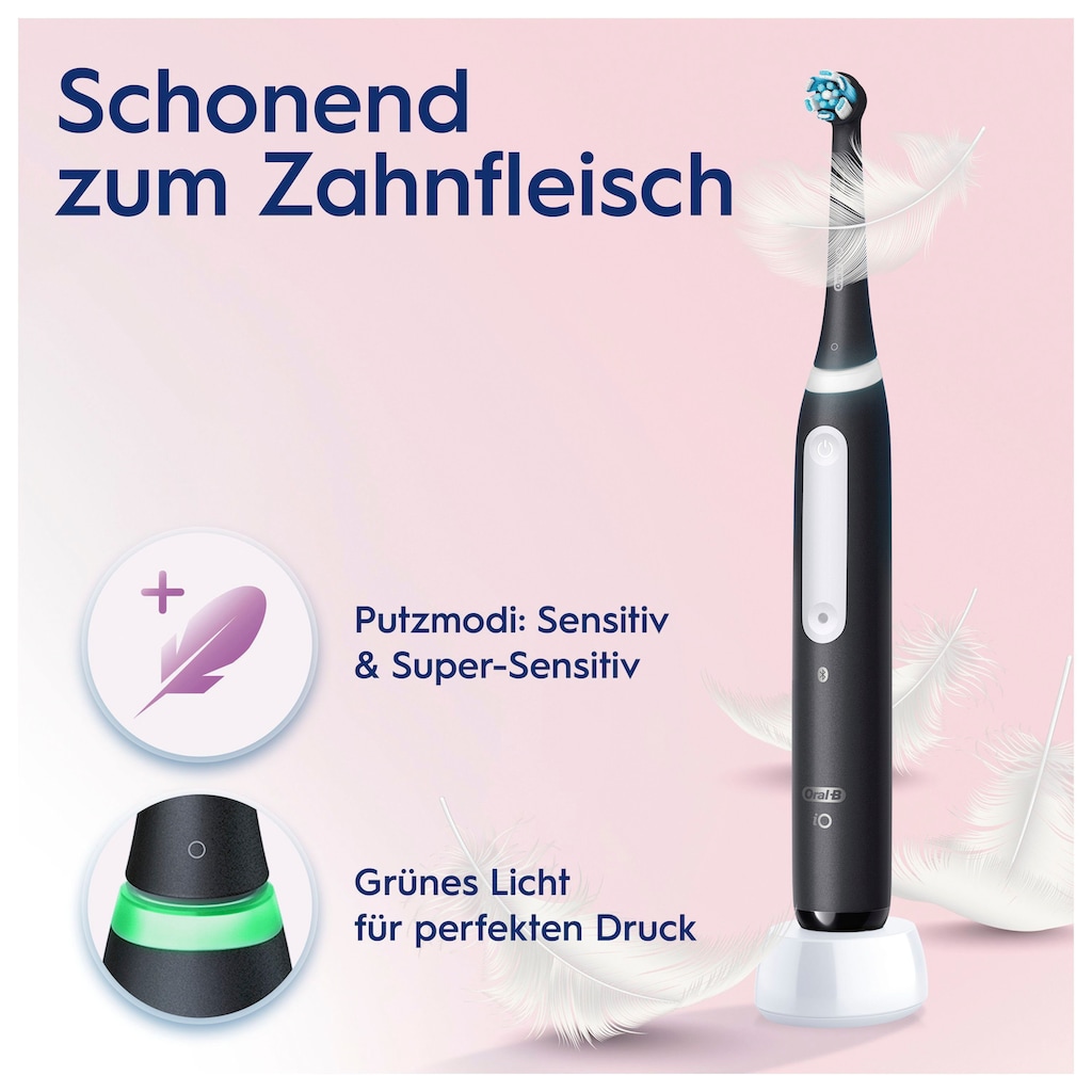 Oral-B Elektrische Zahnbürste »iO 4«, 1 St. Aufsteckbürsten