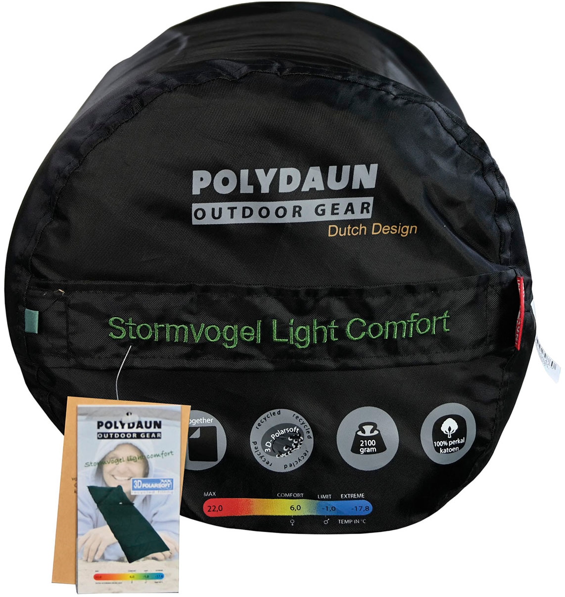 Polydaun Deckenschlafsack »Stormvogel Ecolight 85x210 cm navy«