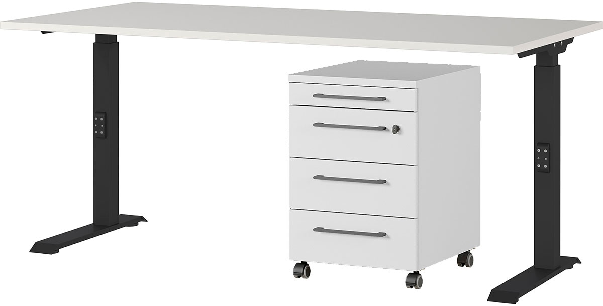 GERMANIA Büromöbel-Set »Agenda« Set bestehend aus höhenverstellbarem Schrei günstig online kaufen