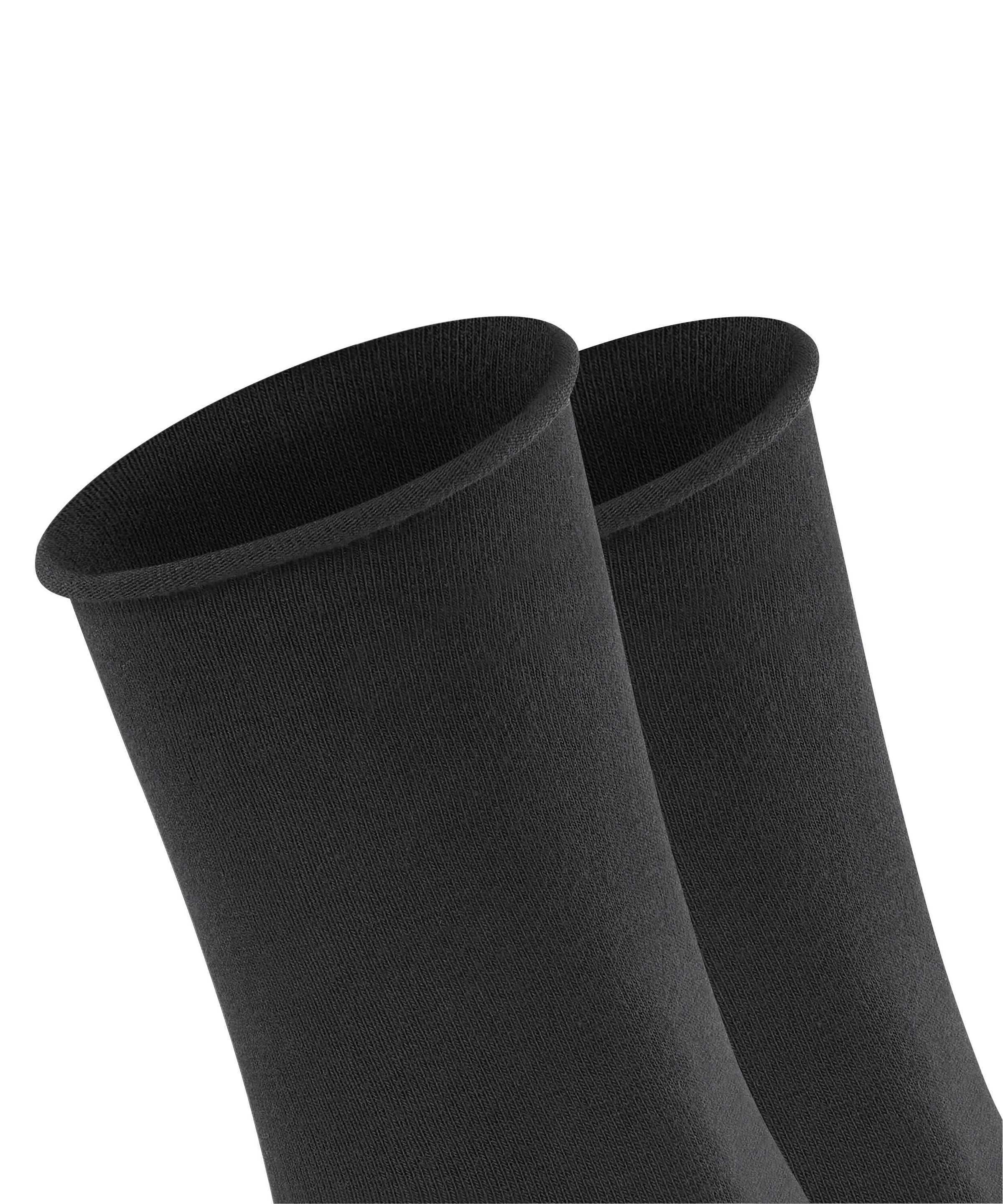 Esprit Socken »Basic Pure« 2 Paar, 2 Paar tlg. ohne einschneidendes Bündchen, Basic-Socke, Uni-Strümpfe atmungsaktiv
