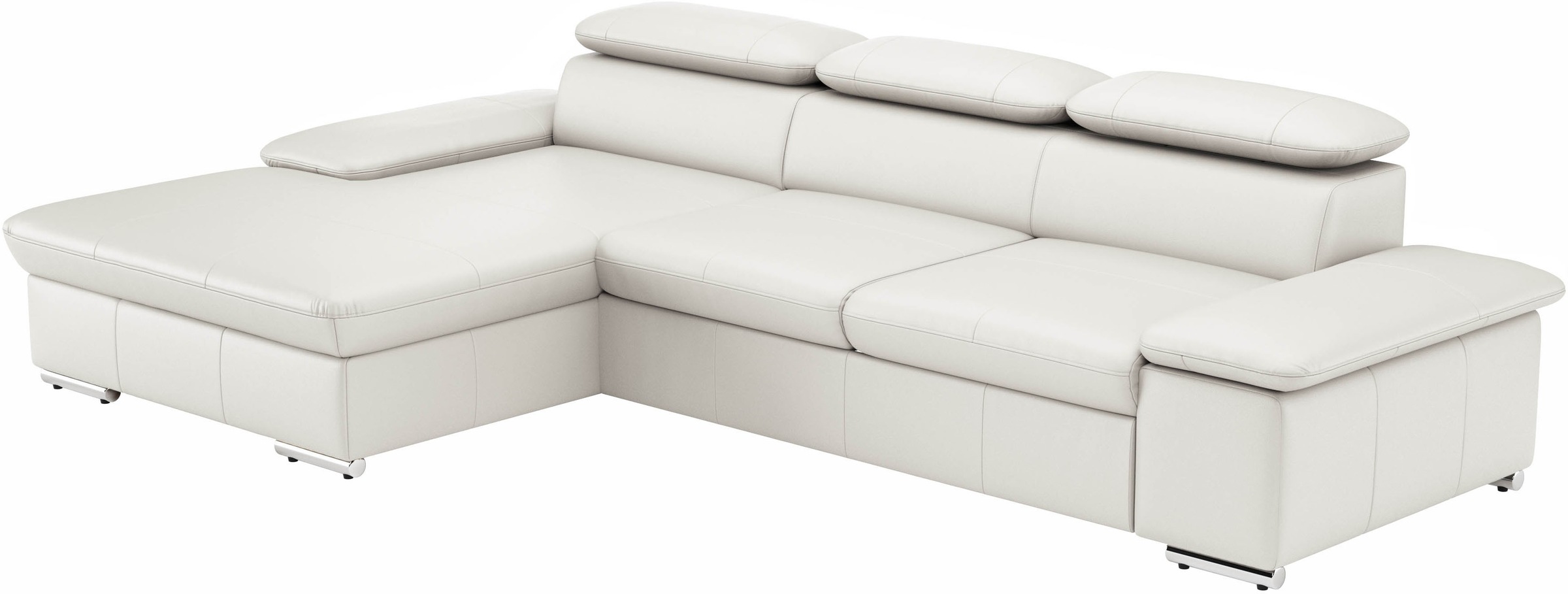 sit&more Ecksofa »Valantine L-Form«, inkl. Kopf- und Armteilverstellung, wahlweise mit Bettfunktion