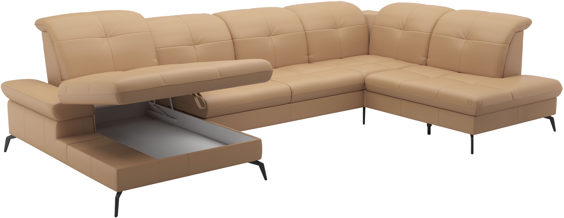 sit&more Wohnlandschaft »Amica«, inkl Sitztiefenverstellung und Armteilverstellung