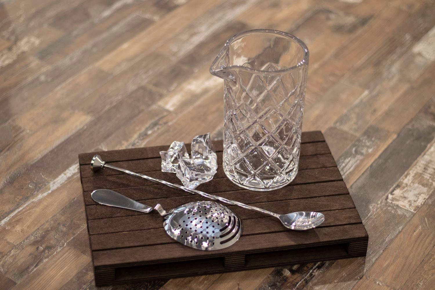 Buddy's Cocktail-Set »Rühr-Set« 1 Barlöffel, 1 Barsieb, 1 Rührglas