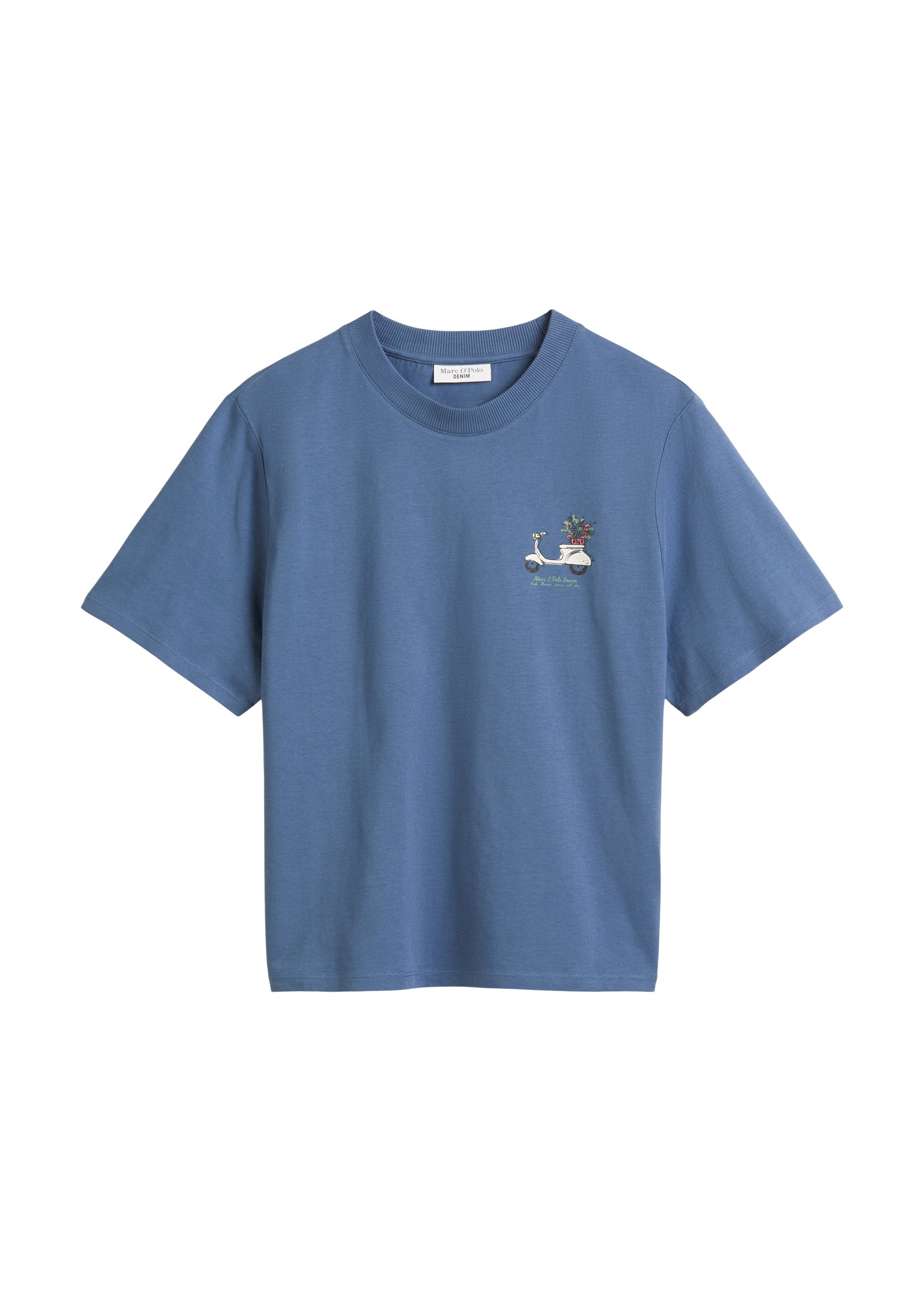 Marc O'Polo DENIM T-Shirt, modischer Print auf der Brust