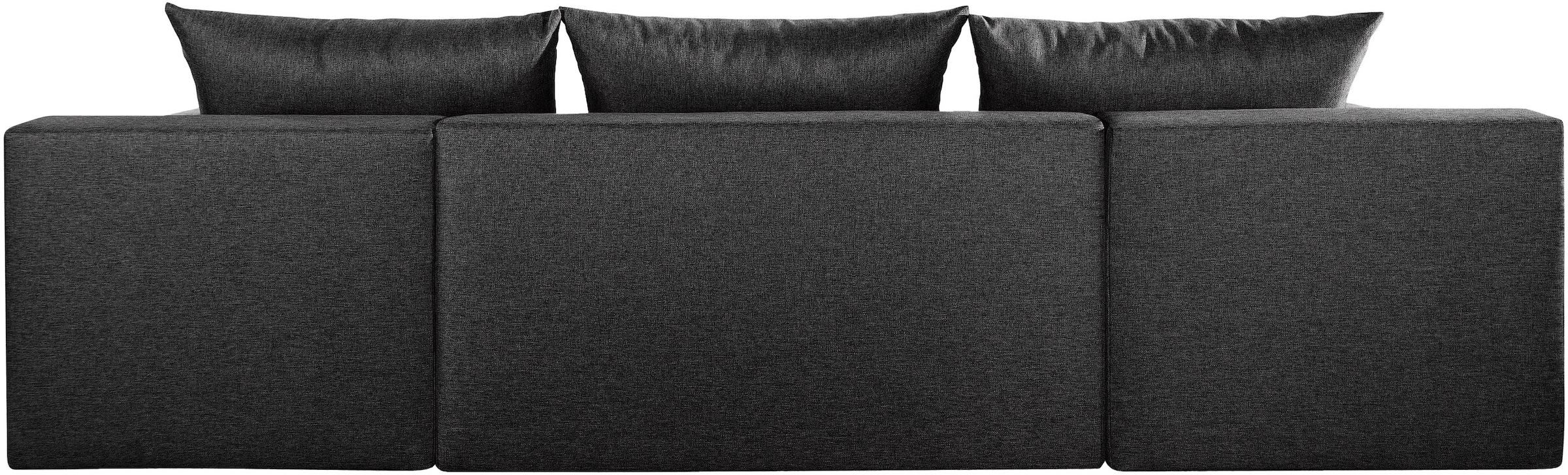 COLLECTION AB Wohnlandschaft »Josy, U-Form, Schlafsofa mit Bettkasten«, (Cord-/Mix), flexible Recamiere, Breite: 269cm, inklusive Rückenkissen