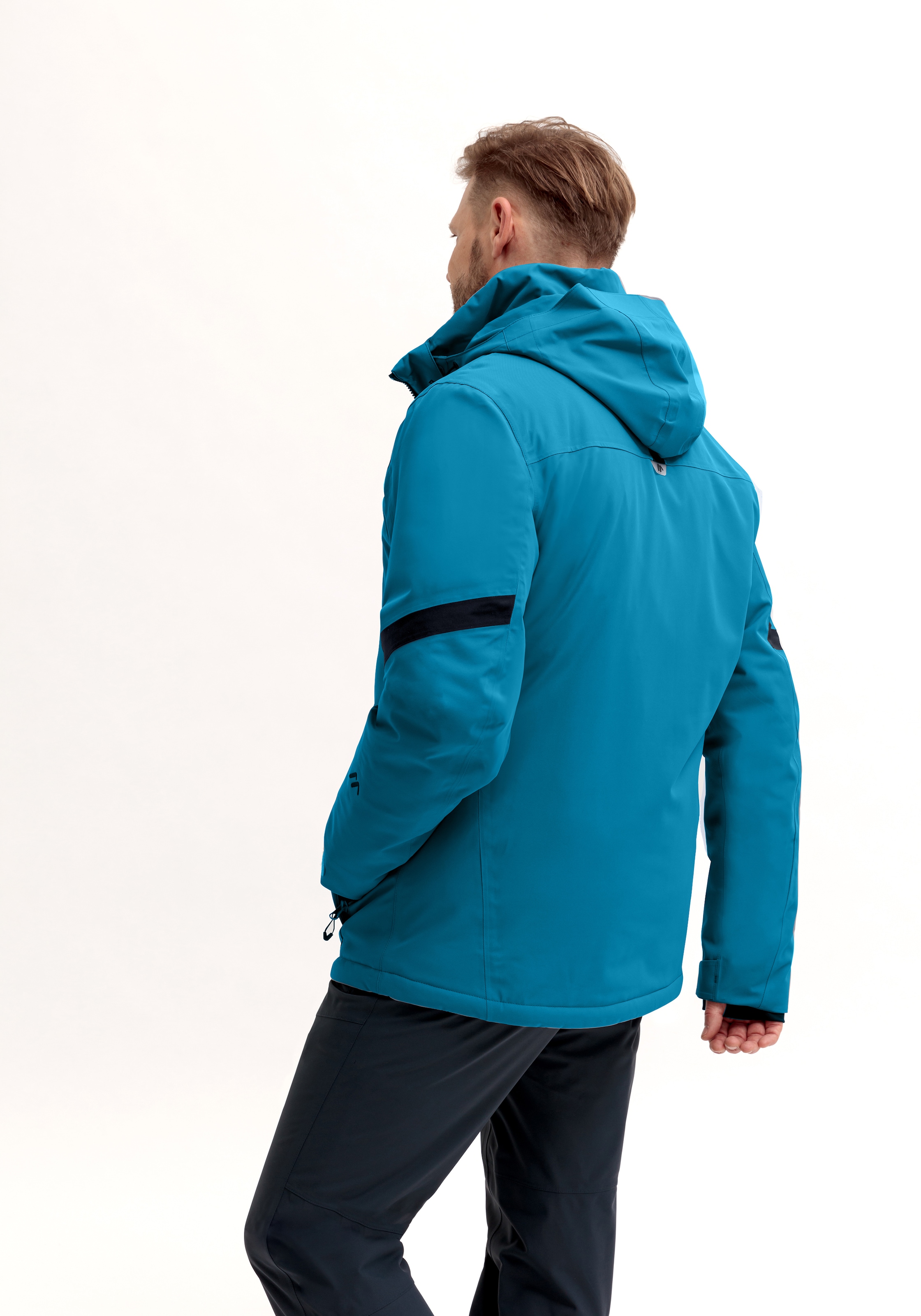 Maier Sports Skijacke »Lanciano M« Herren Winterjacke wattiert u. wasserdicht