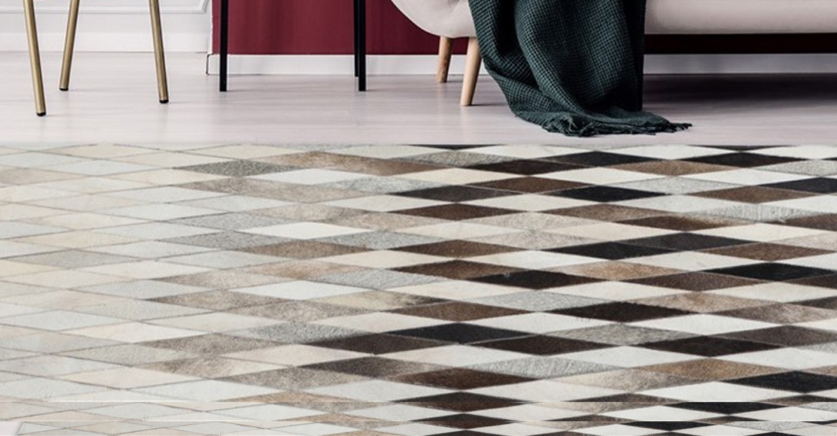 calo-deluxe Fellteppich »Dakota 900«, rechteckig, 8 mm Höhe, echtes Rinderf günstig online kaufen